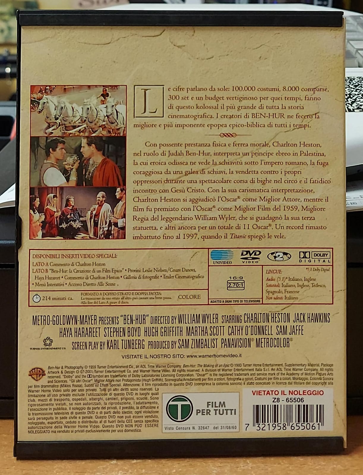 BEN HUR - EDIZIONE SNAPPER