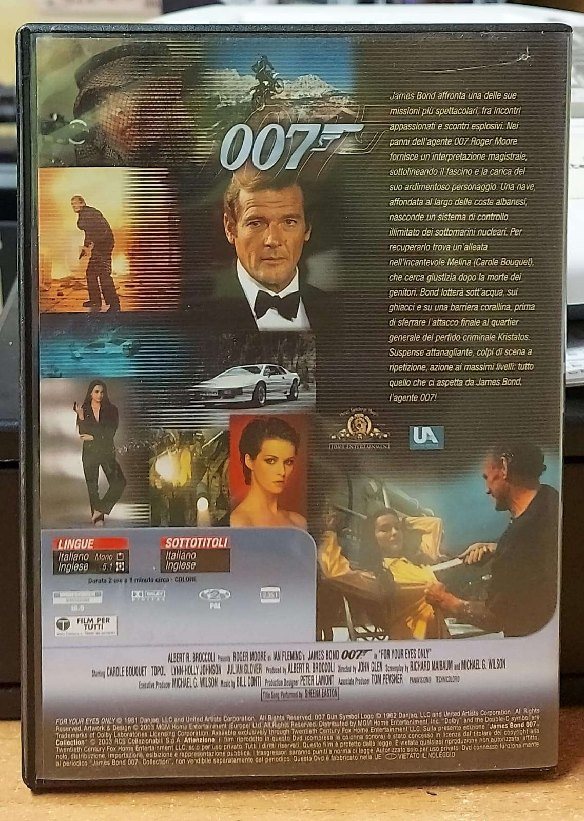 007 SOLO PER I TUOI OCCHI