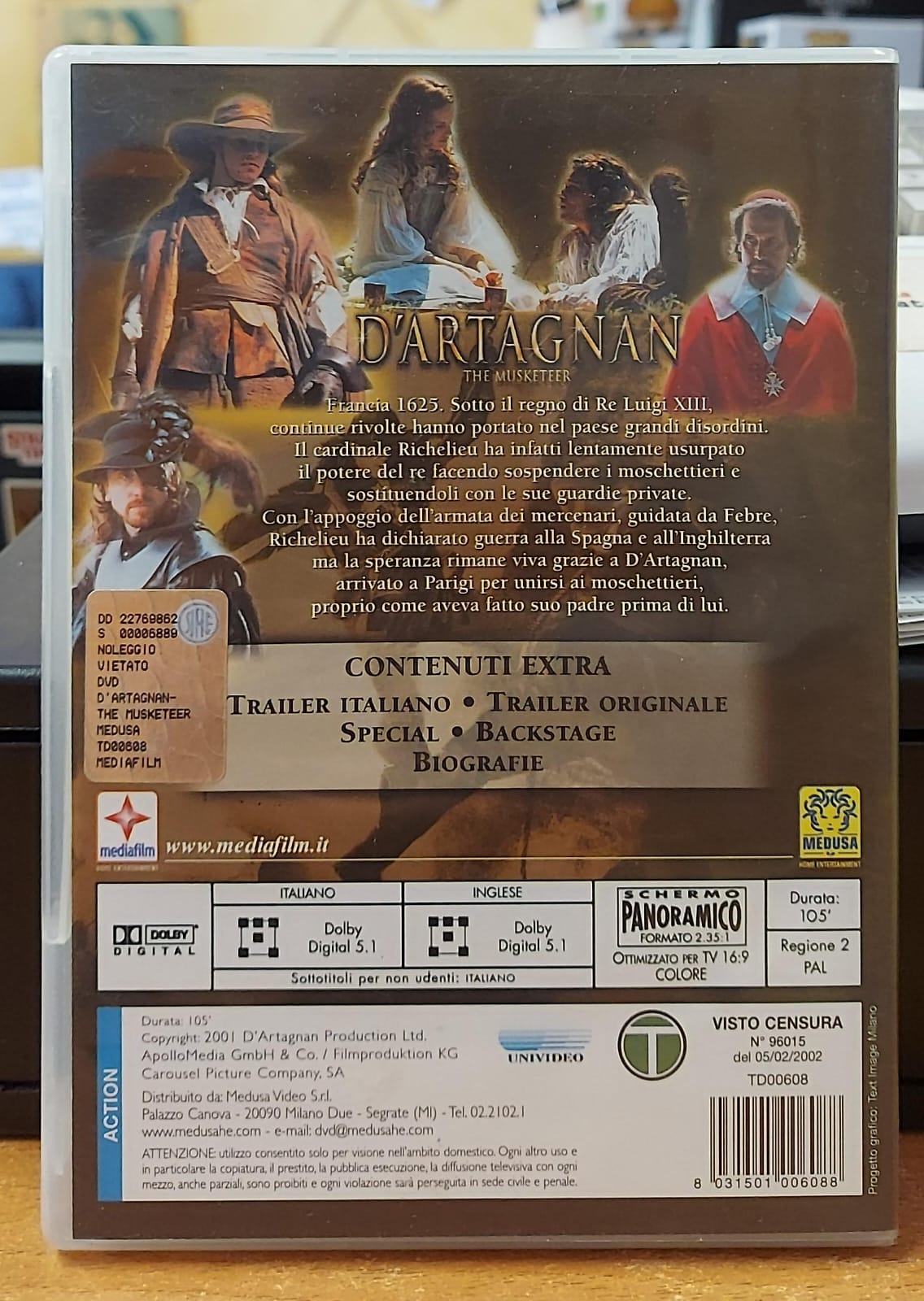 D'ARTAGNAN THE MUSKETEER