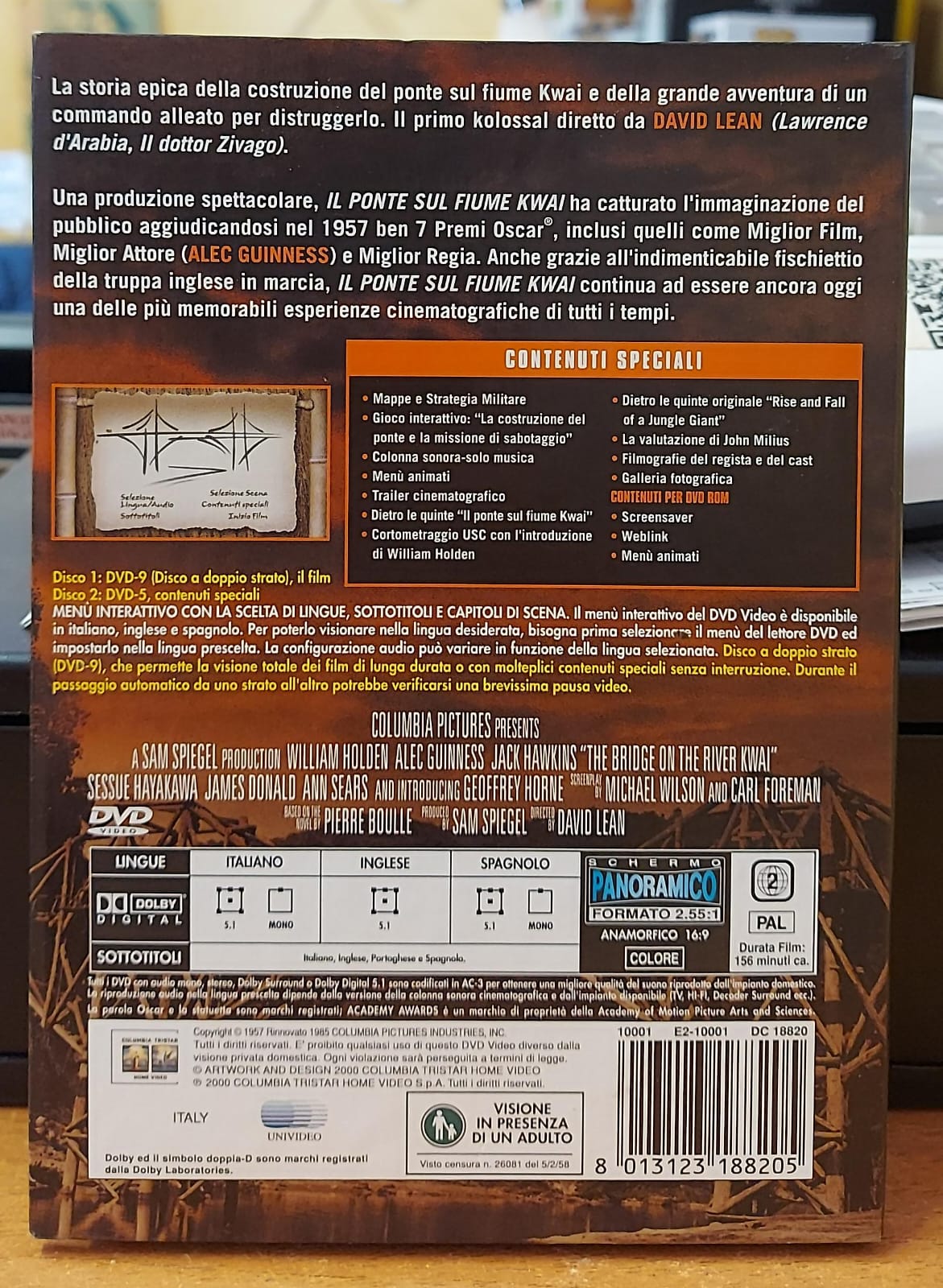 IL PONTE SUL FIUME KWAI - COLLECTOR'S EDITION 2 DVD