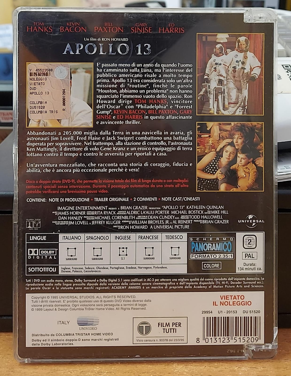 APOLLO 13 - COLLECTOR'S EDITION JEWEL BOX