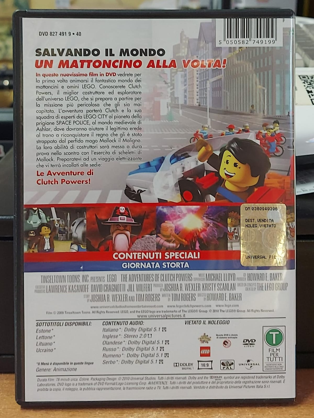 LEGO LE AVVENTURE DI CLUTCH POWERS