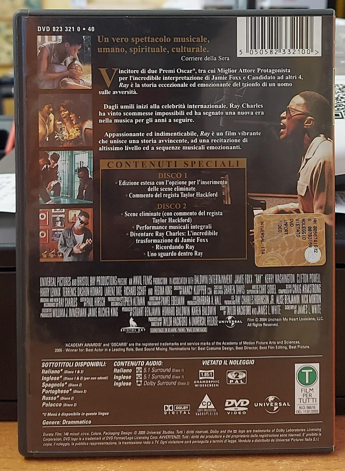 RAY - DELUXE EDITION 2 DVD
