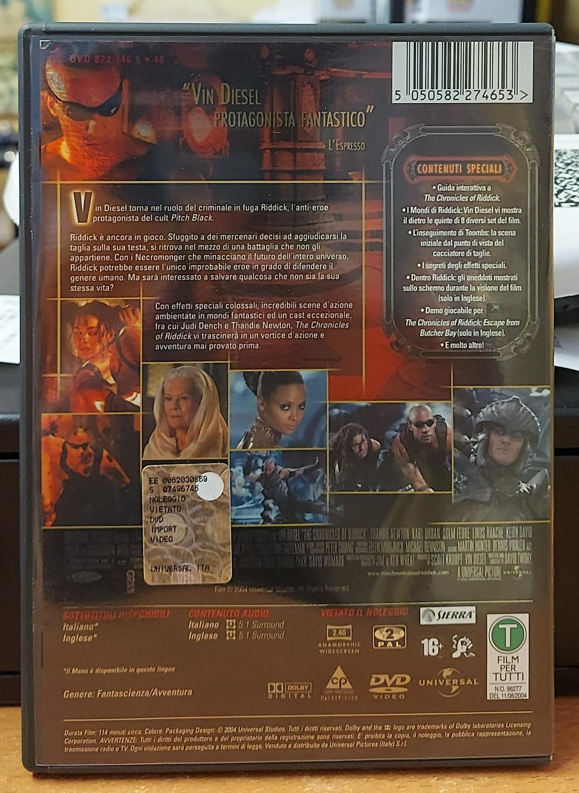 THE CHRONICLES OF RIDDICK