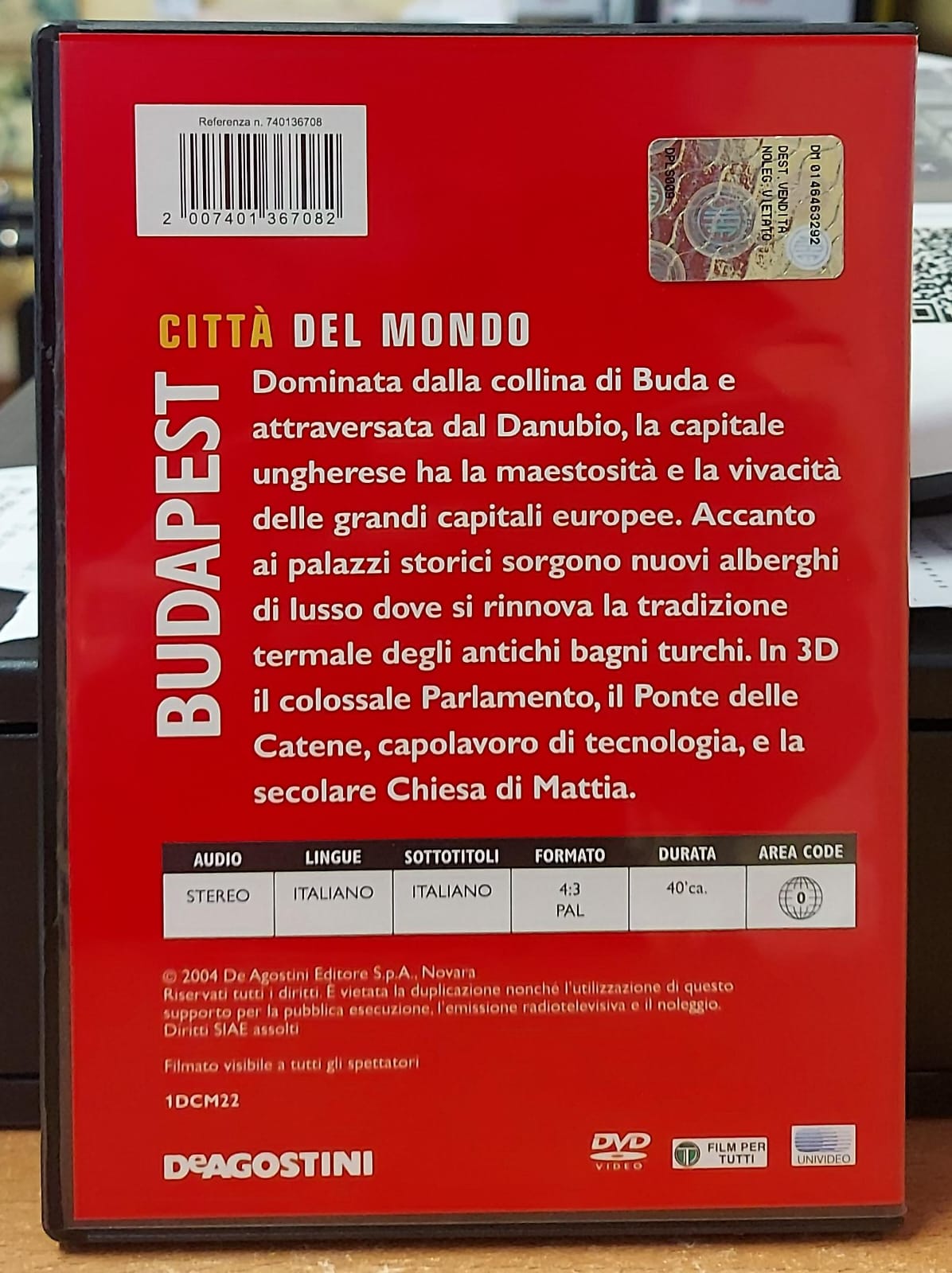 BUDAPEST - CITTA' DEL MONDO DE AGOSTINI