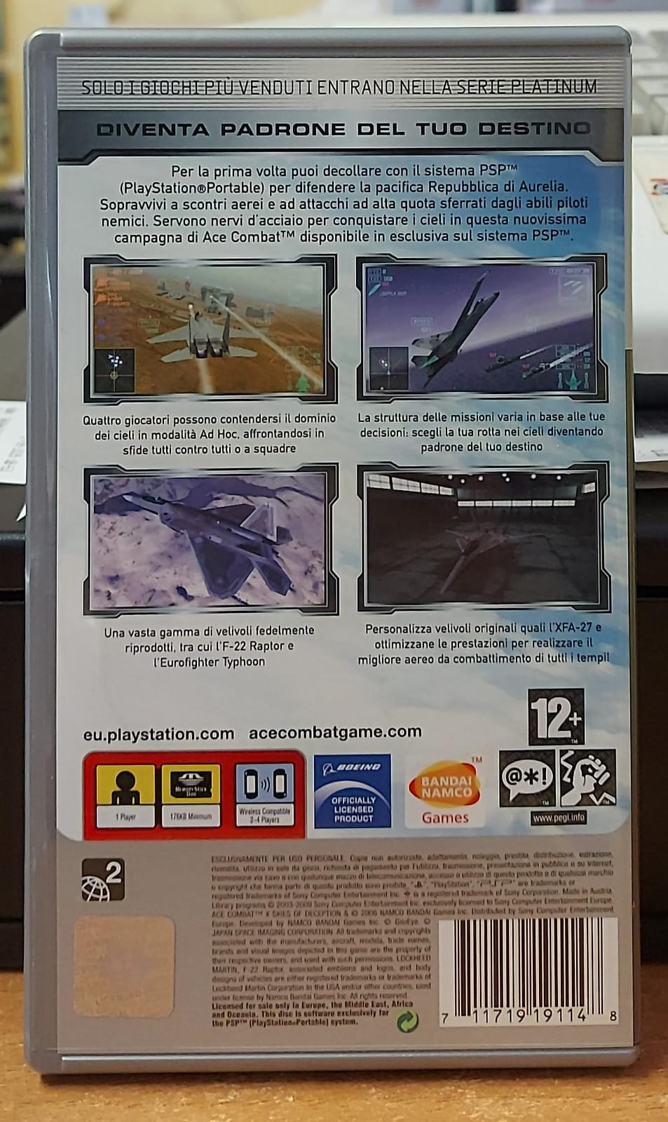 ACE COMBAT X SKIES OF DECEPTION - PLATINUM