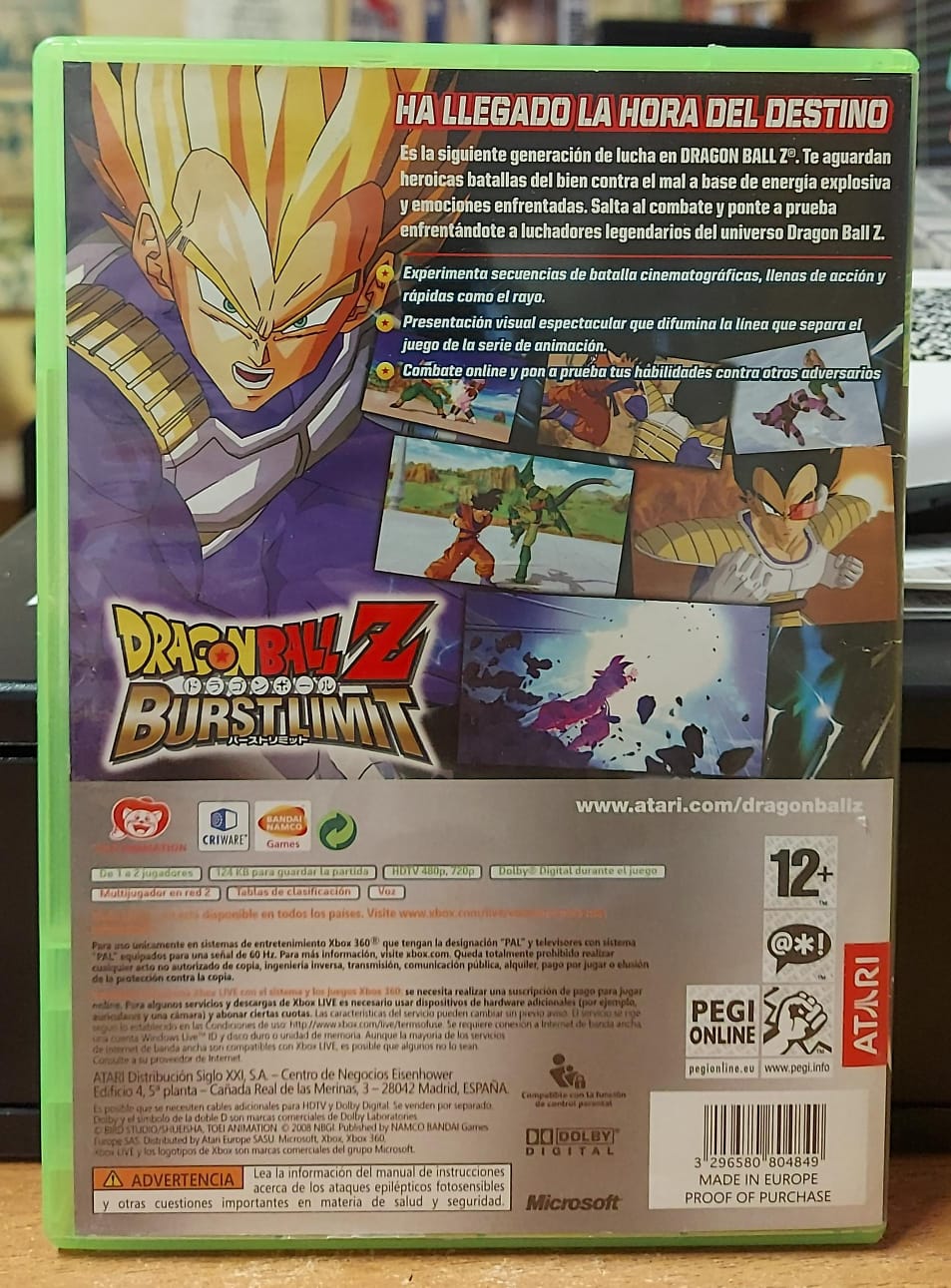 DRAGONBALL Z BURSTLIMIT