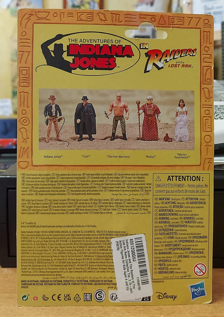 INDIANA JONES E I PREDATORI DELL'ARCA PERDUTA ACTION FIGURE 9.5CM