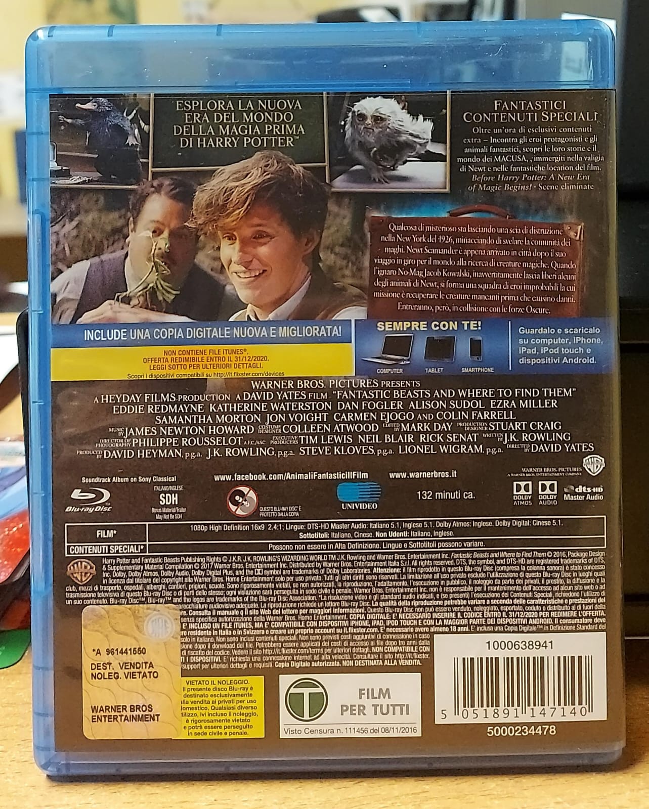 ANIMALI FANTASTICI E DOVE TROVARLI