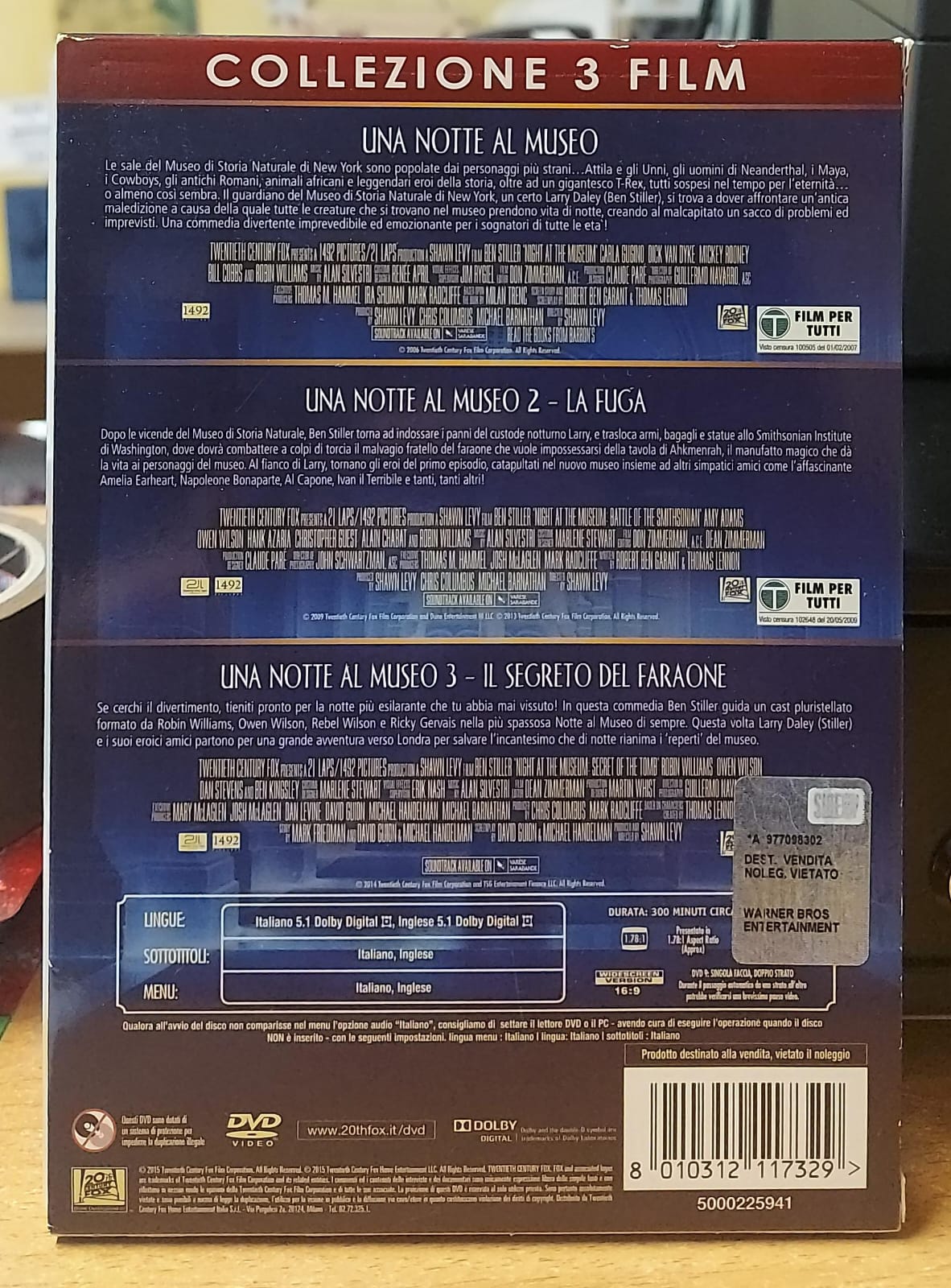 UNA NOTTE AL MUSEO TRILOGIA