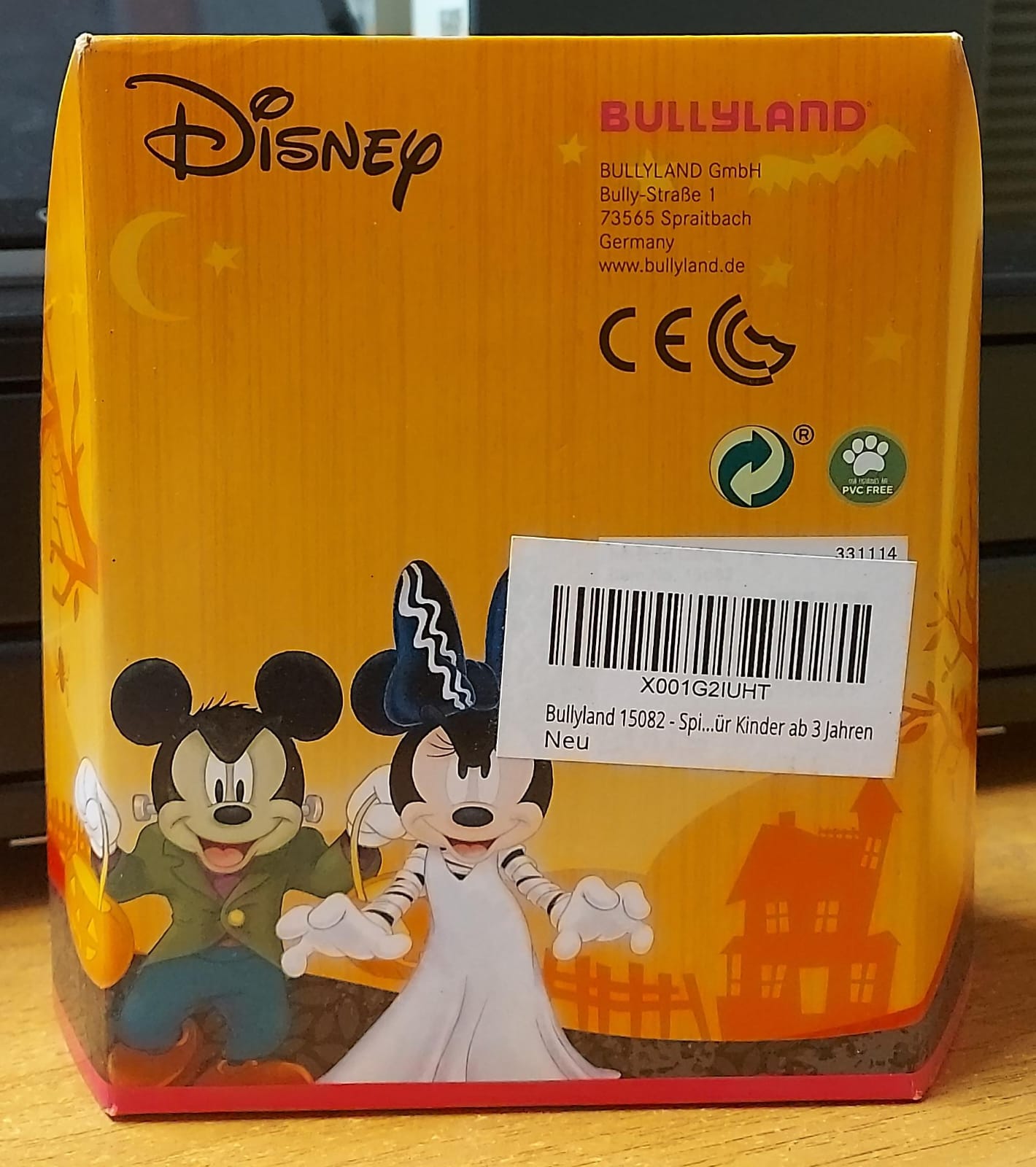BULLYLAND MICKEY & FRIENDS SET WALT DISNEY TOPOLINO E MINNIE HALLOWEEN