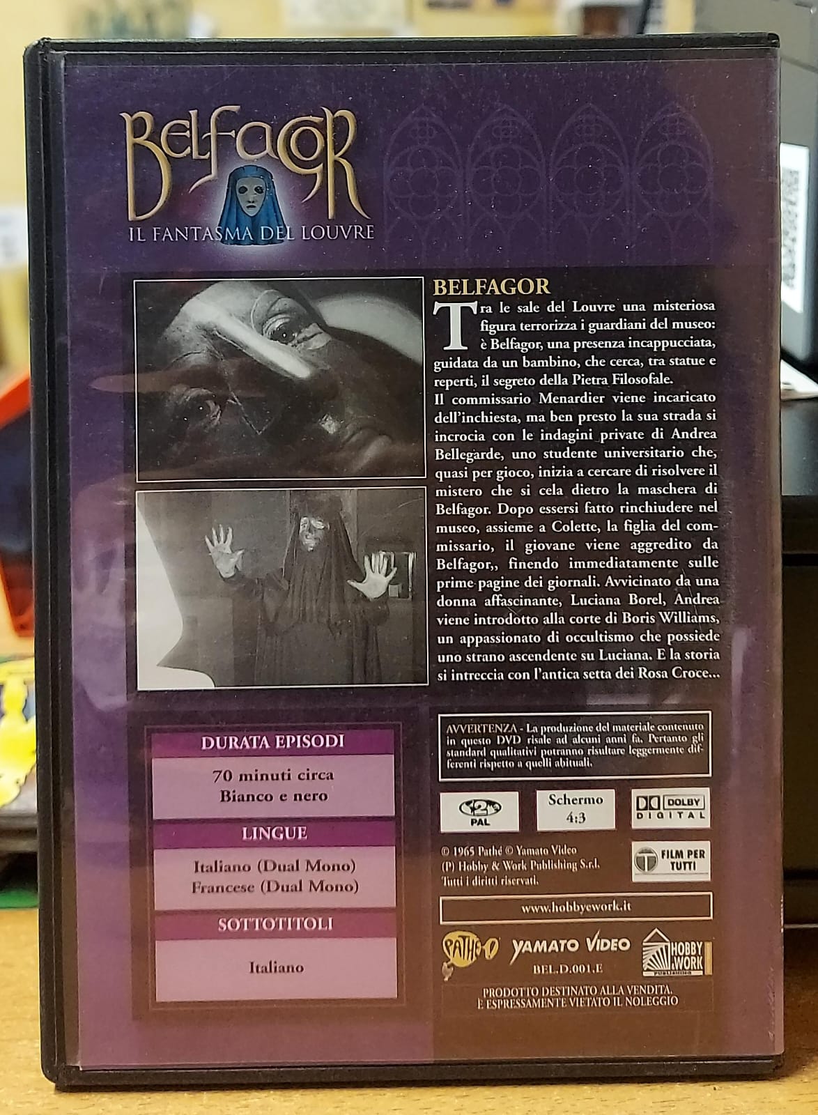 BELFAGOR IL FANTASMA DEL LOUVRE 5 DVD