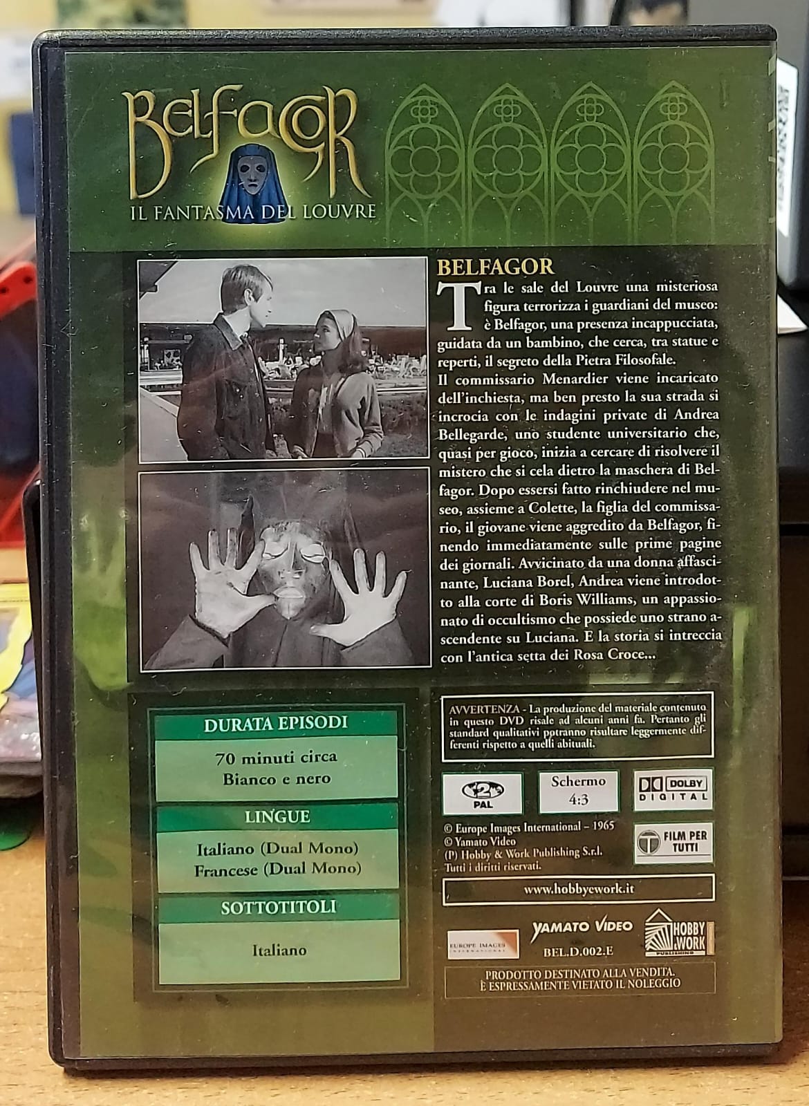 BELFAGOR IL FANTASMA DEL LOUVRE 5 DVD