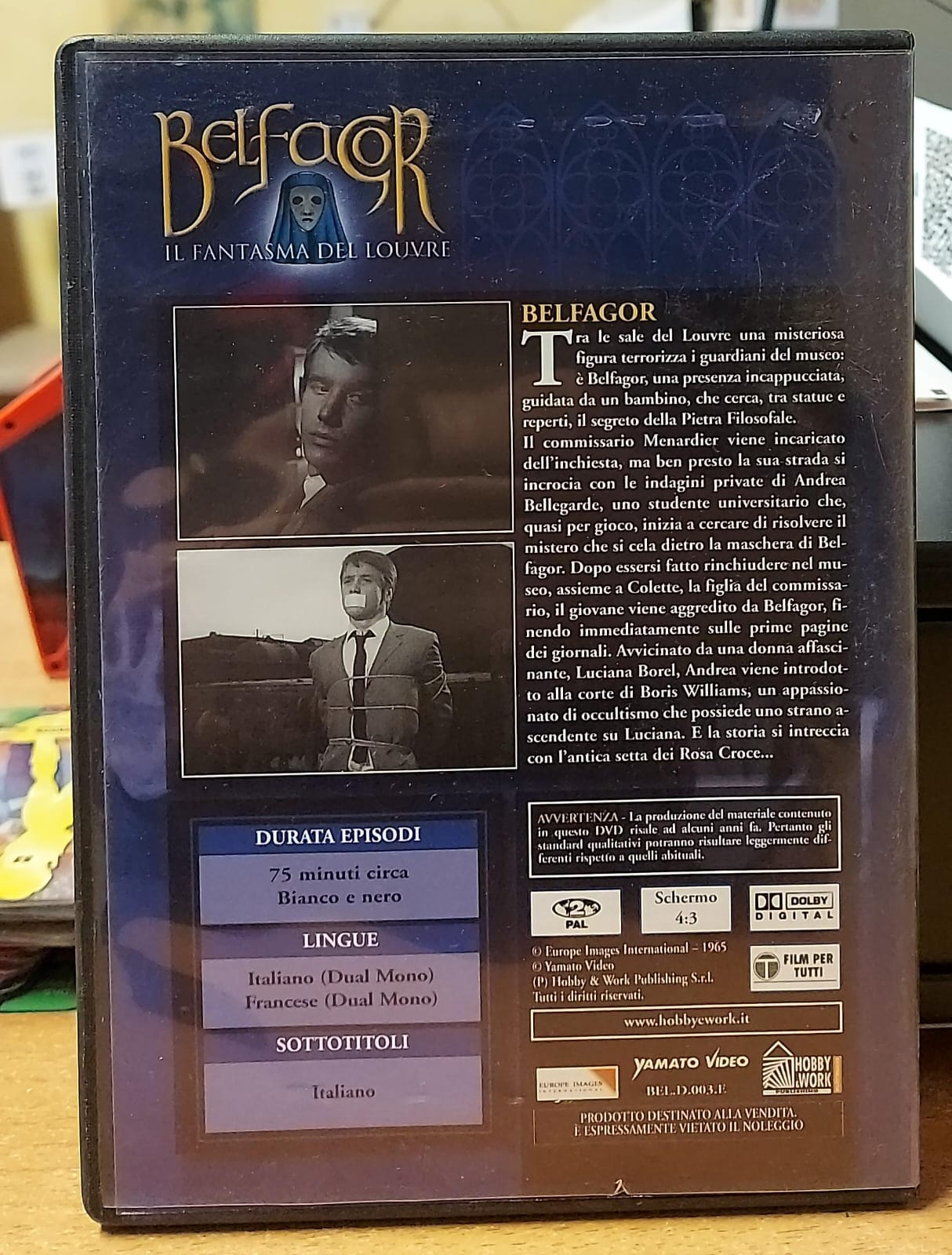 BELFAGOR IL FANTASMA DEL LOUVRE 5 DVD