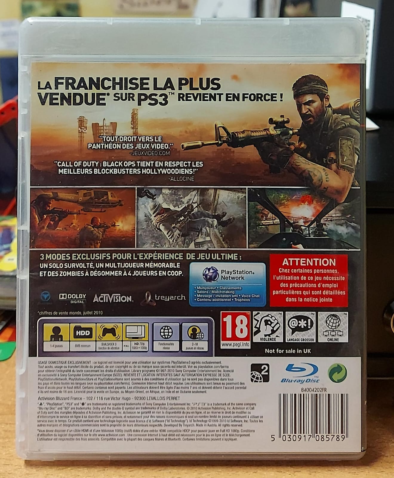 CALL OF DUTY BLACK OPS - LINGUA FRANCESE