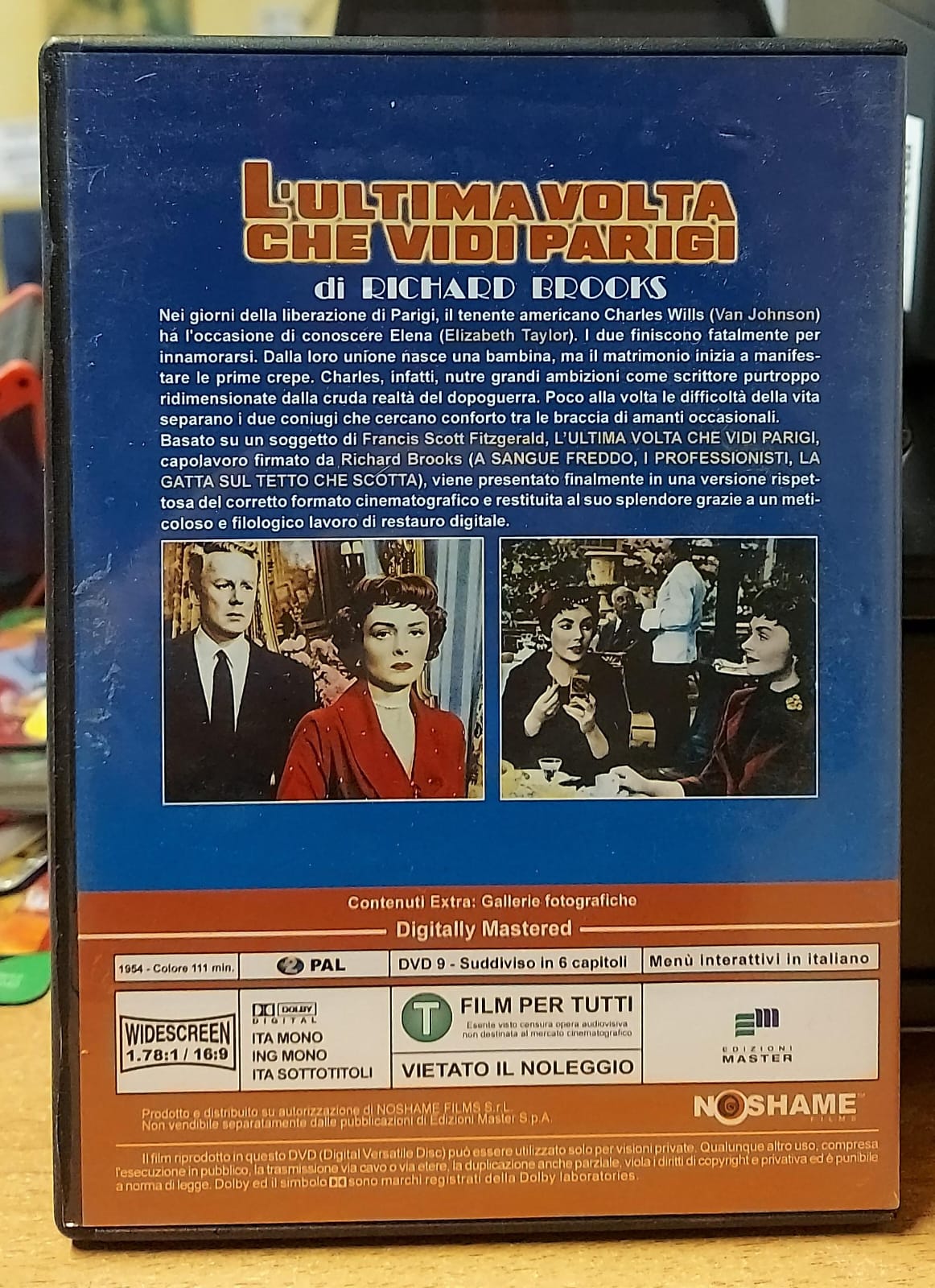 L'ULTIMA VOLTA CHE VIDI PARIGI