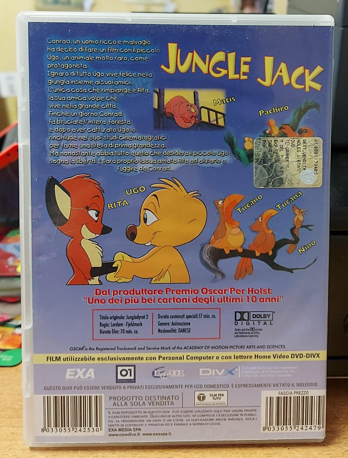 IL GRANDE FILM DEL PICCOLO UGO! - DIVX E PC (NO DVD)