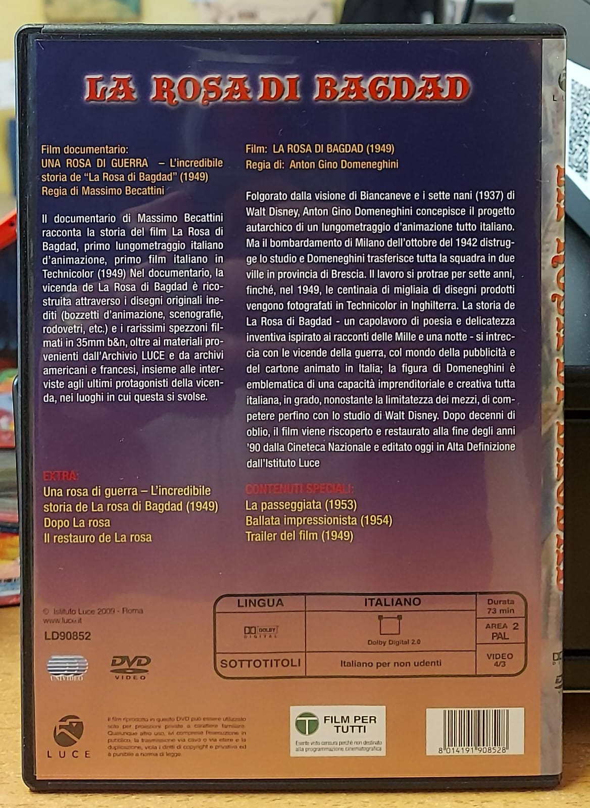 LA ROSA DI BAGDAD - EDIZIONE ISTITUTO LUCE