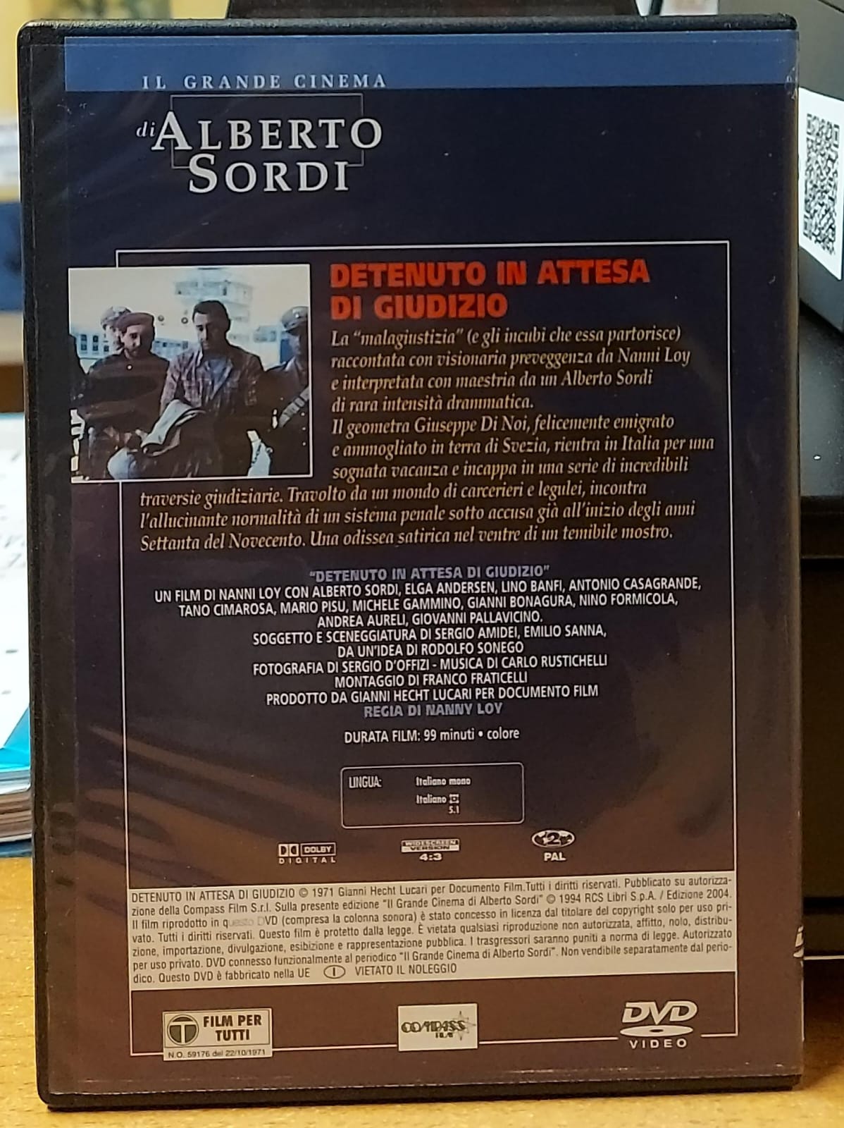 DETENUTO IN ATTESA DI GIUDIZIO