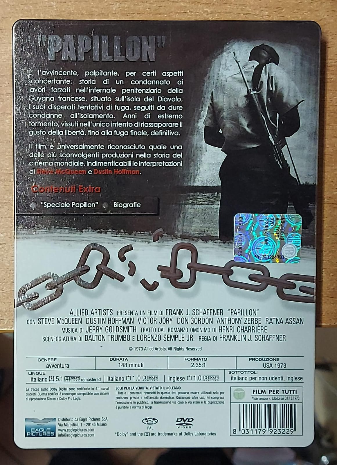 PAPILLON - EDIZIONE CON STEELBOX