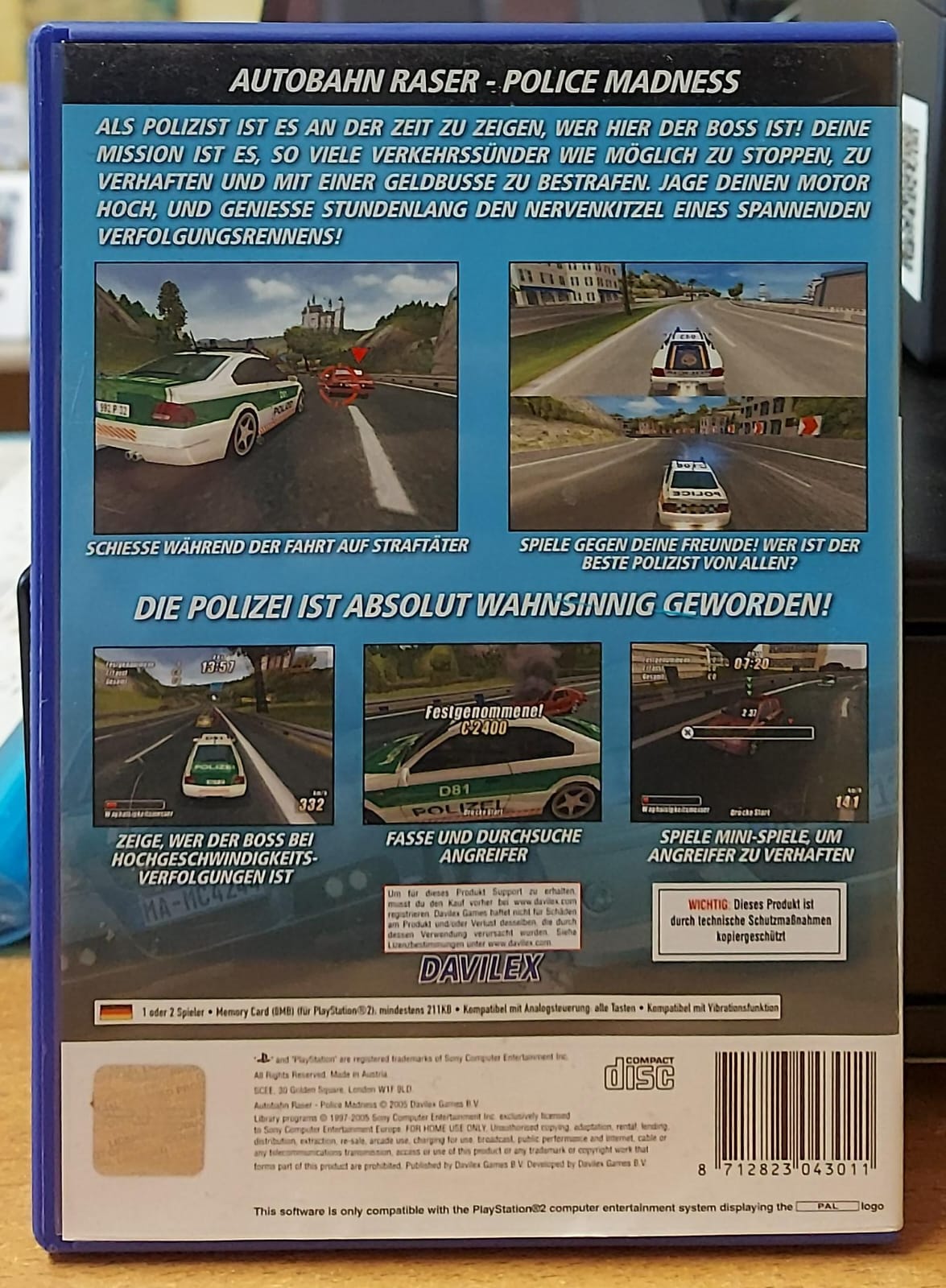 AUTOBAHN RASER POLICE MADNESS - LINGUA INGLESE