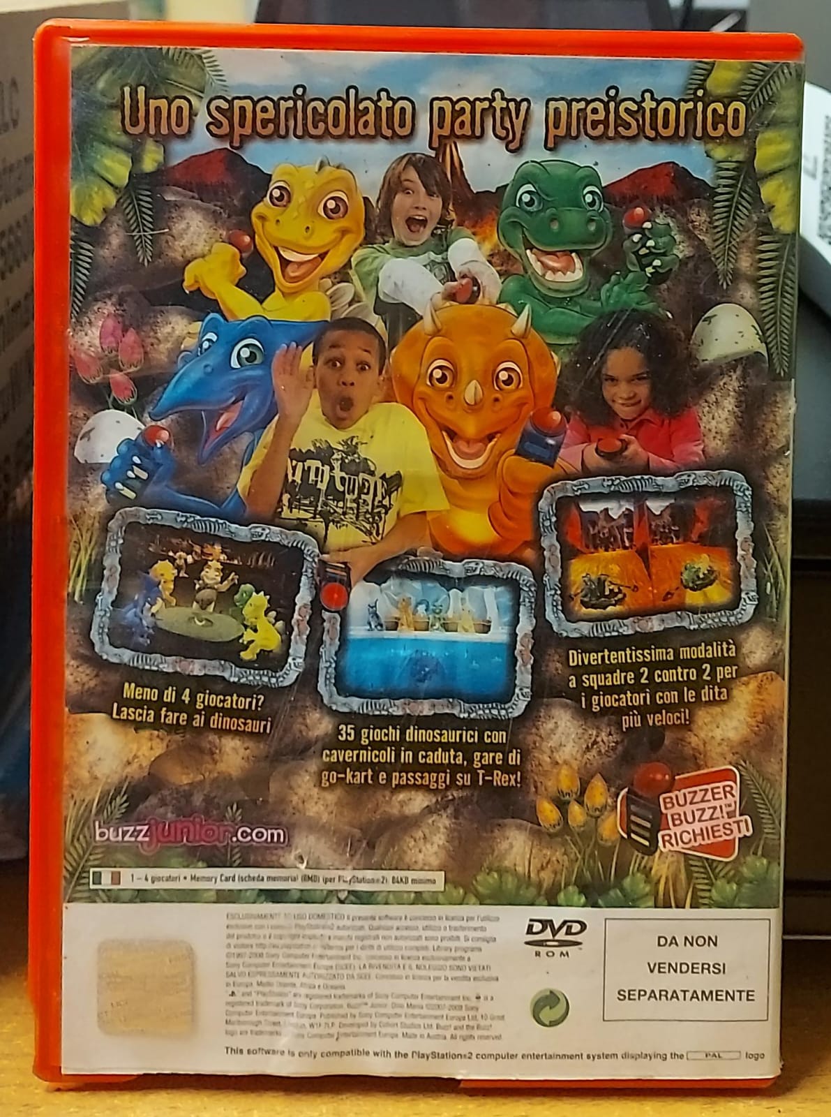 BUZZ! JUNIOR - DINO MANIA - RICHIEDE BUZZER BUZZ