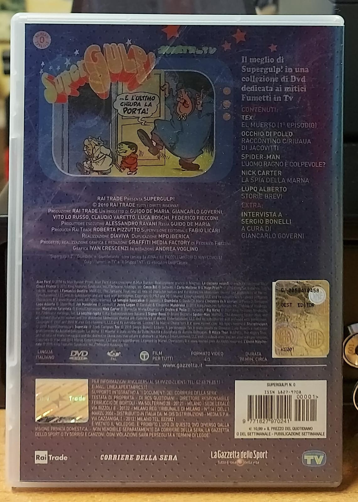 SUPERGULP!I FUMETTI IN TV 16 DVD + NUMERO ZERO