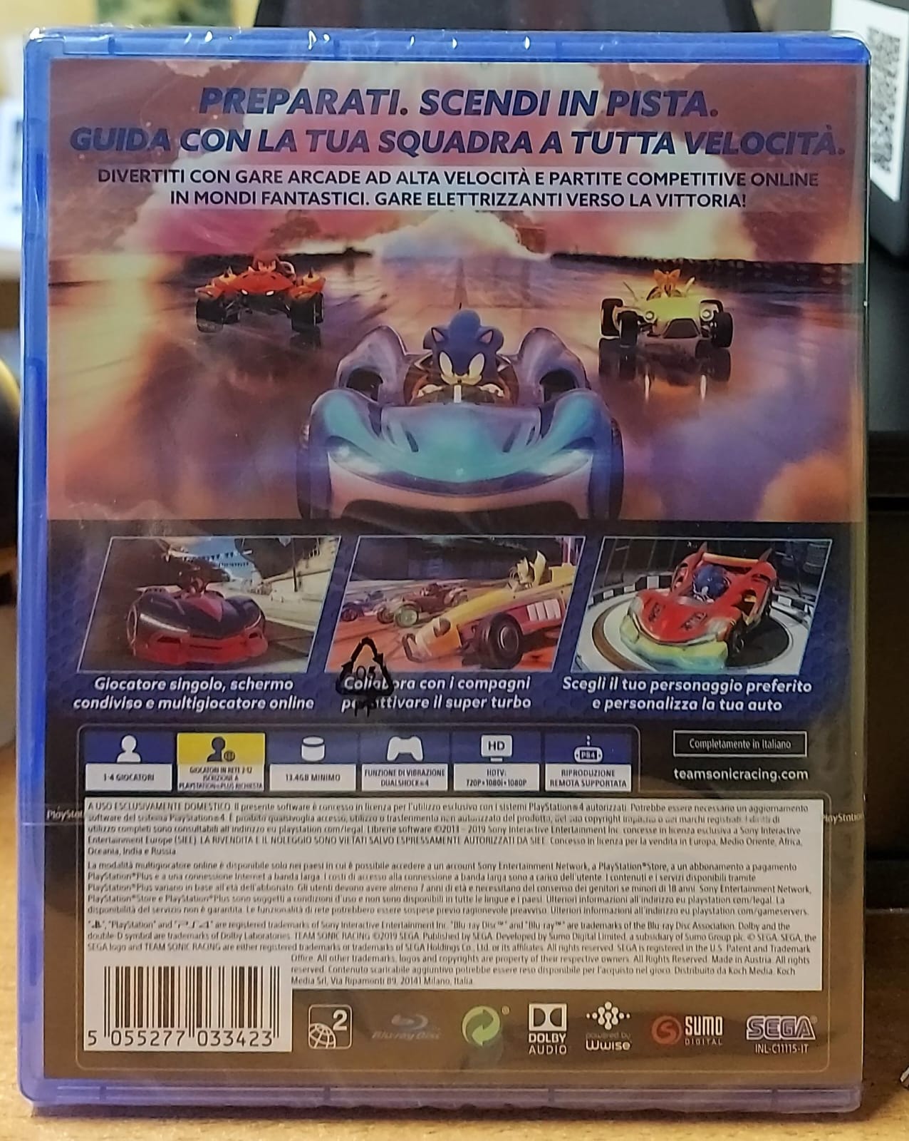 TEAM SONIC RACING - NUOVO MAI APERTO