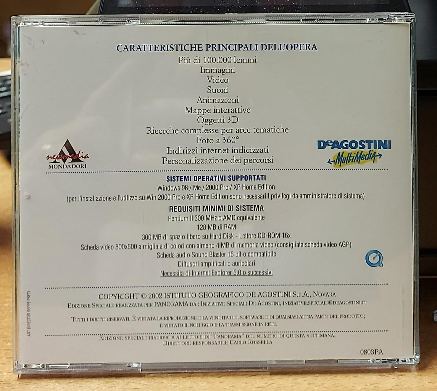 OMNIA 2003 VOL.8 ATLANTE MONDIALE