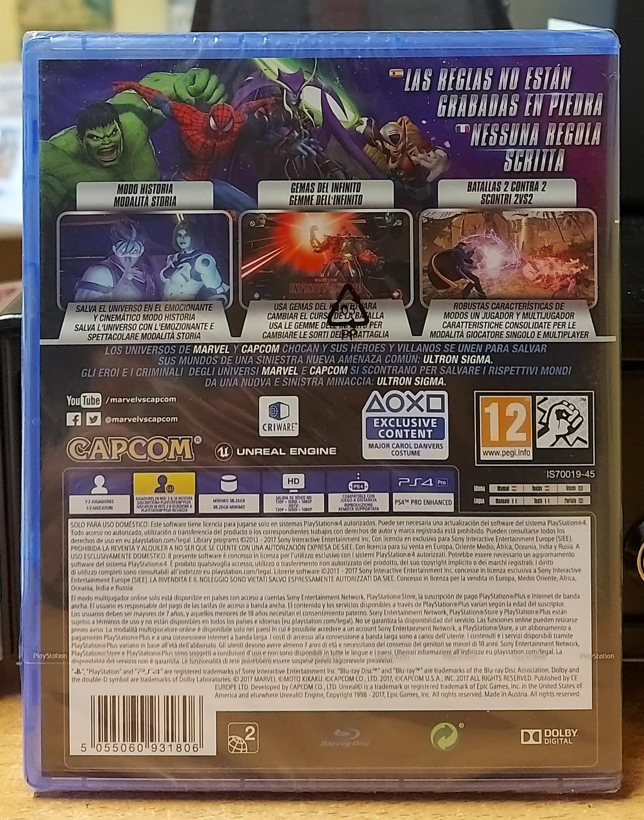 MARVEL VS. CAPCOM INFINITE - NUOVO MAI APERTO