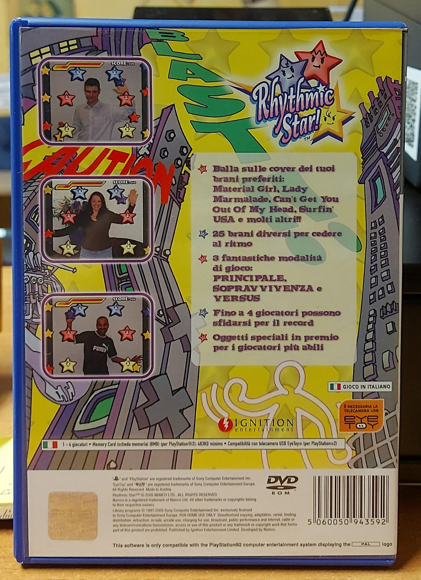 RYTHMIC STAR! - RICHIEDE EYE TOY