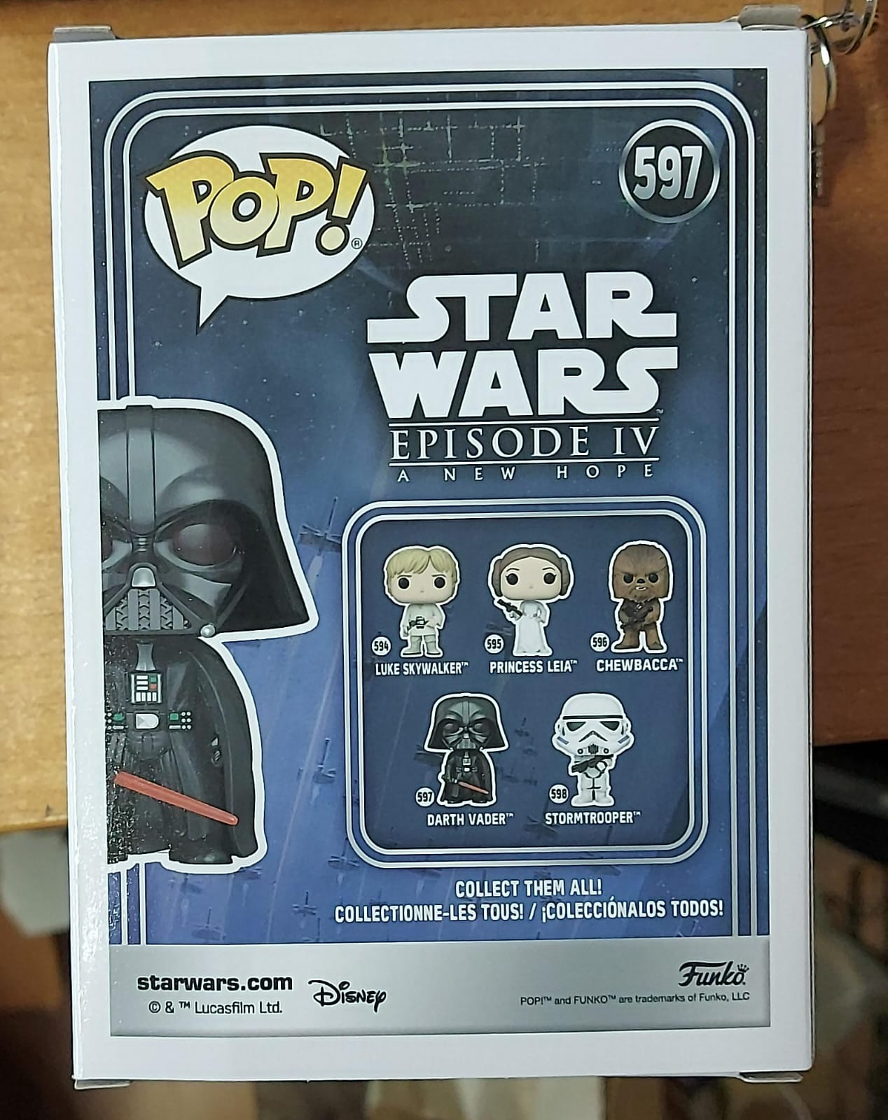 FUNKO POP! 597 STAR WARS DARTH VADER