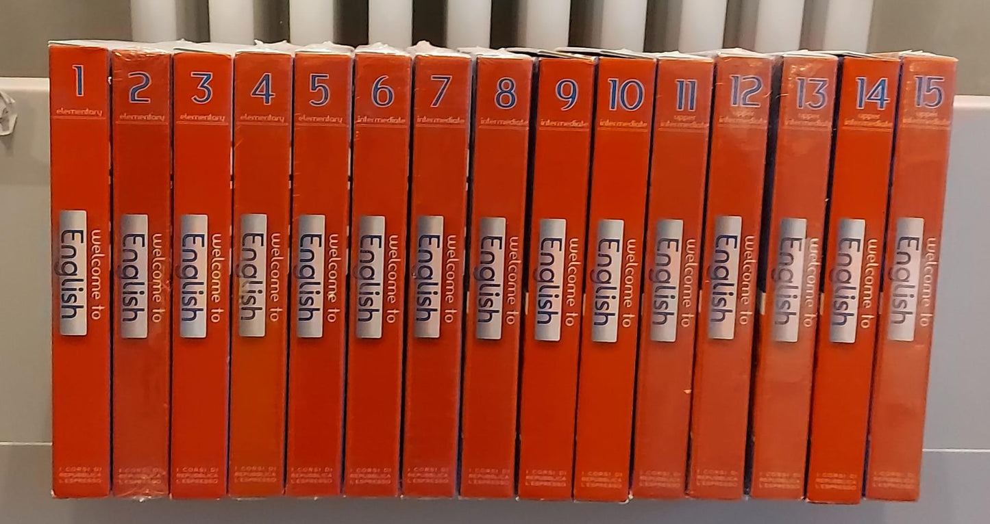CORSO DI INGLESE WELCOME TO ENGLISH 15 CD/DVD