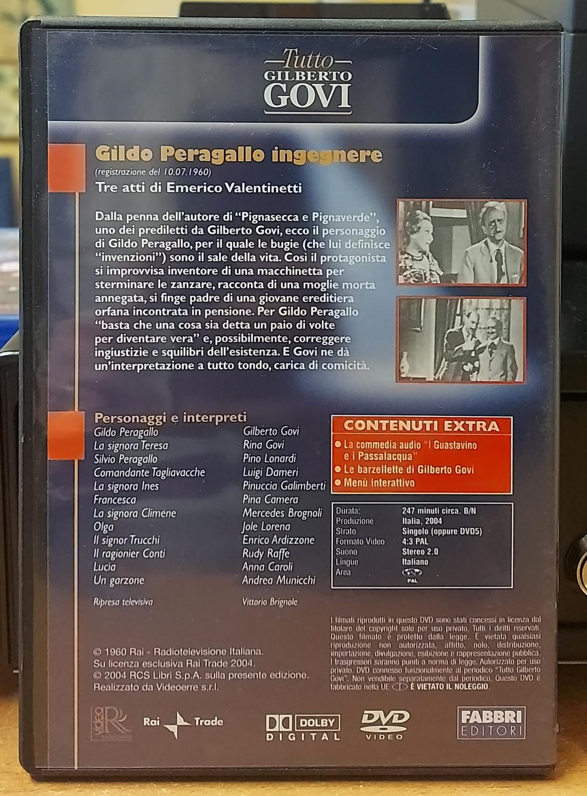 GILDO PERAGALLO INGEGNERE - COMMEDIA IN 3 ATTI