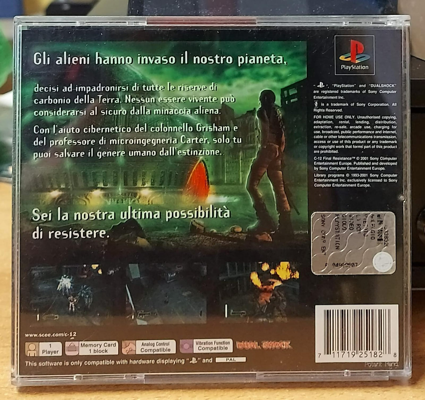 C-12 FINAL RESISTANCE