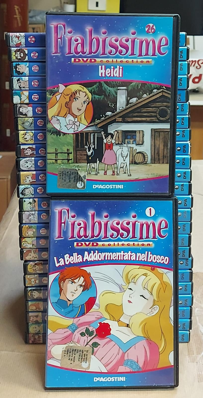 FIABISSIME COLLANA 26 DVD FIABE PER BAMBINI