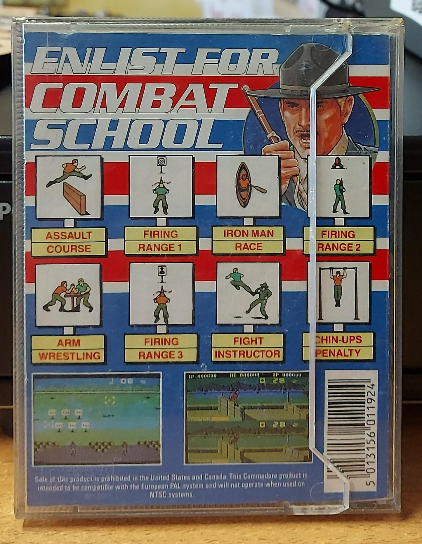Combat School C64 - Gioco Commodore 64 Originale Usato