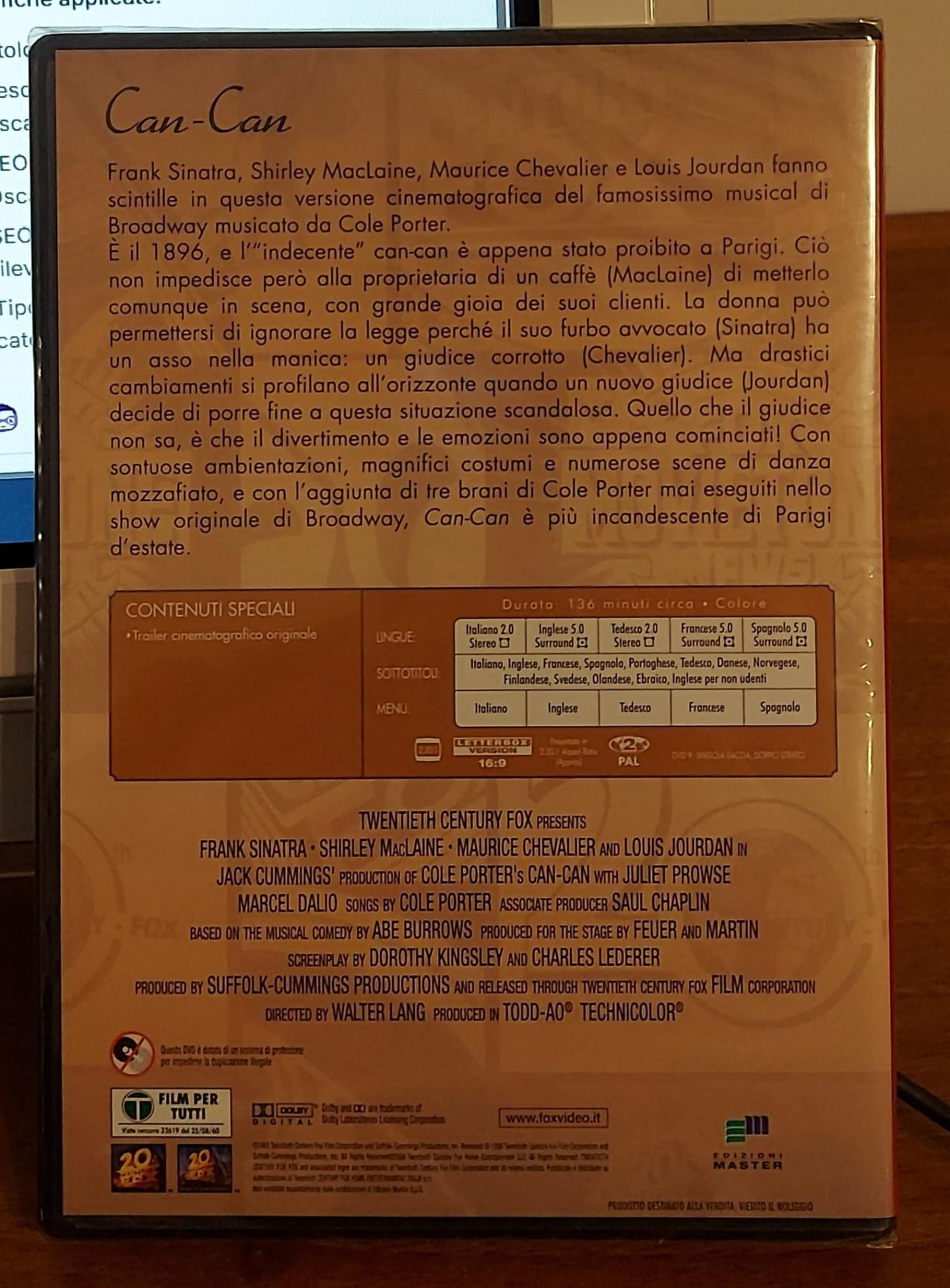 CAN-CAN DVD - Nuovo Sigillato