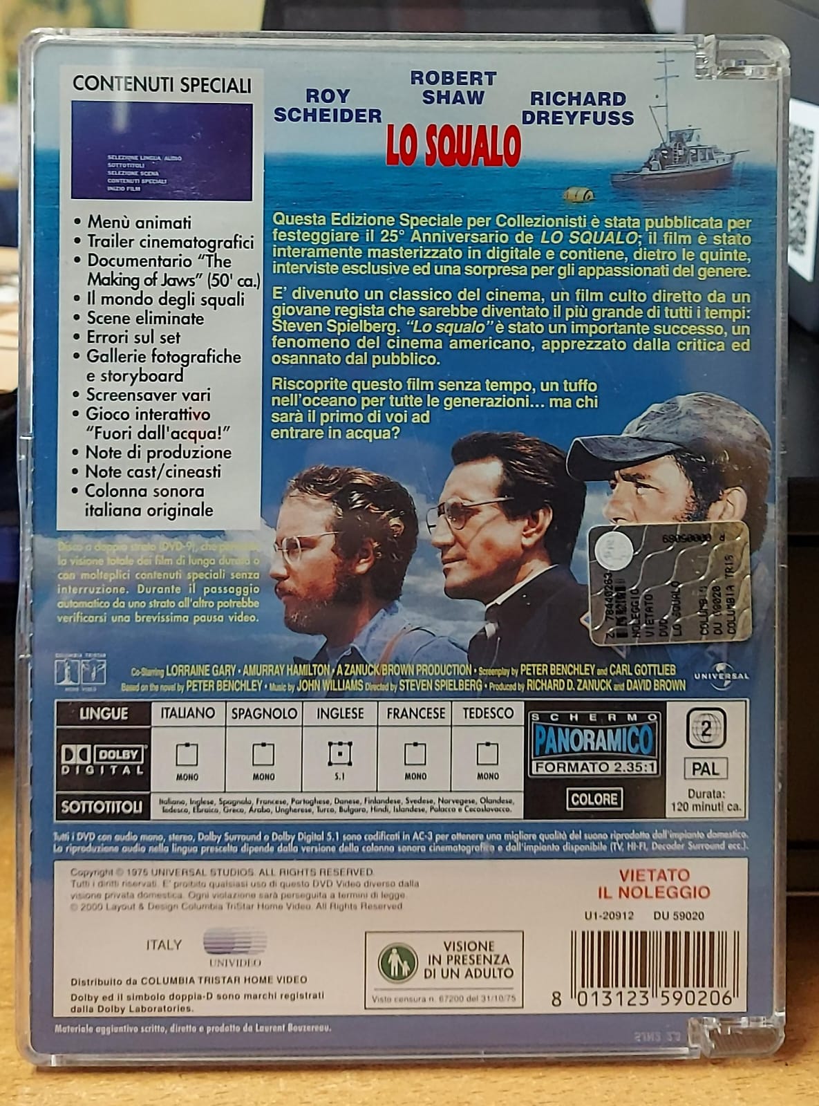 LO SQUALO - ANNIVERSARY COLLECTOR'S EDITION JEWEL BOX