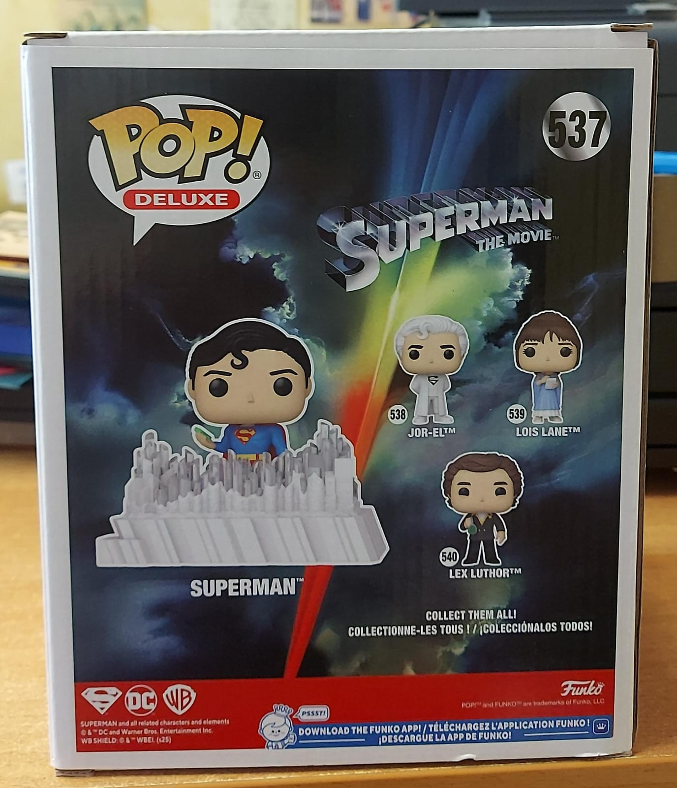 FUNKO POP! DELUXE SUPERMAN (1978) 537