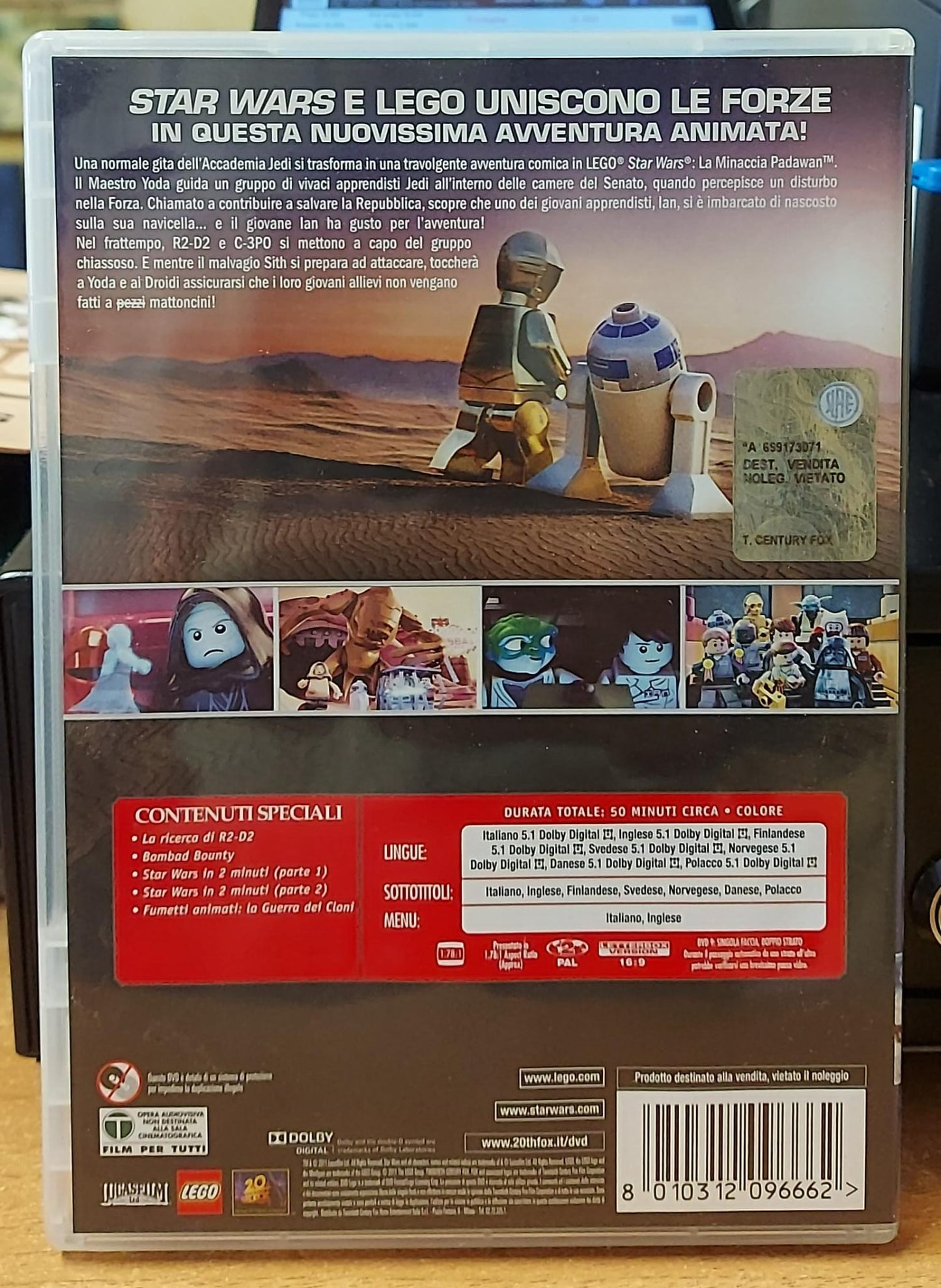 LEGO STAR WARS LA MINACCIA PADAWAN