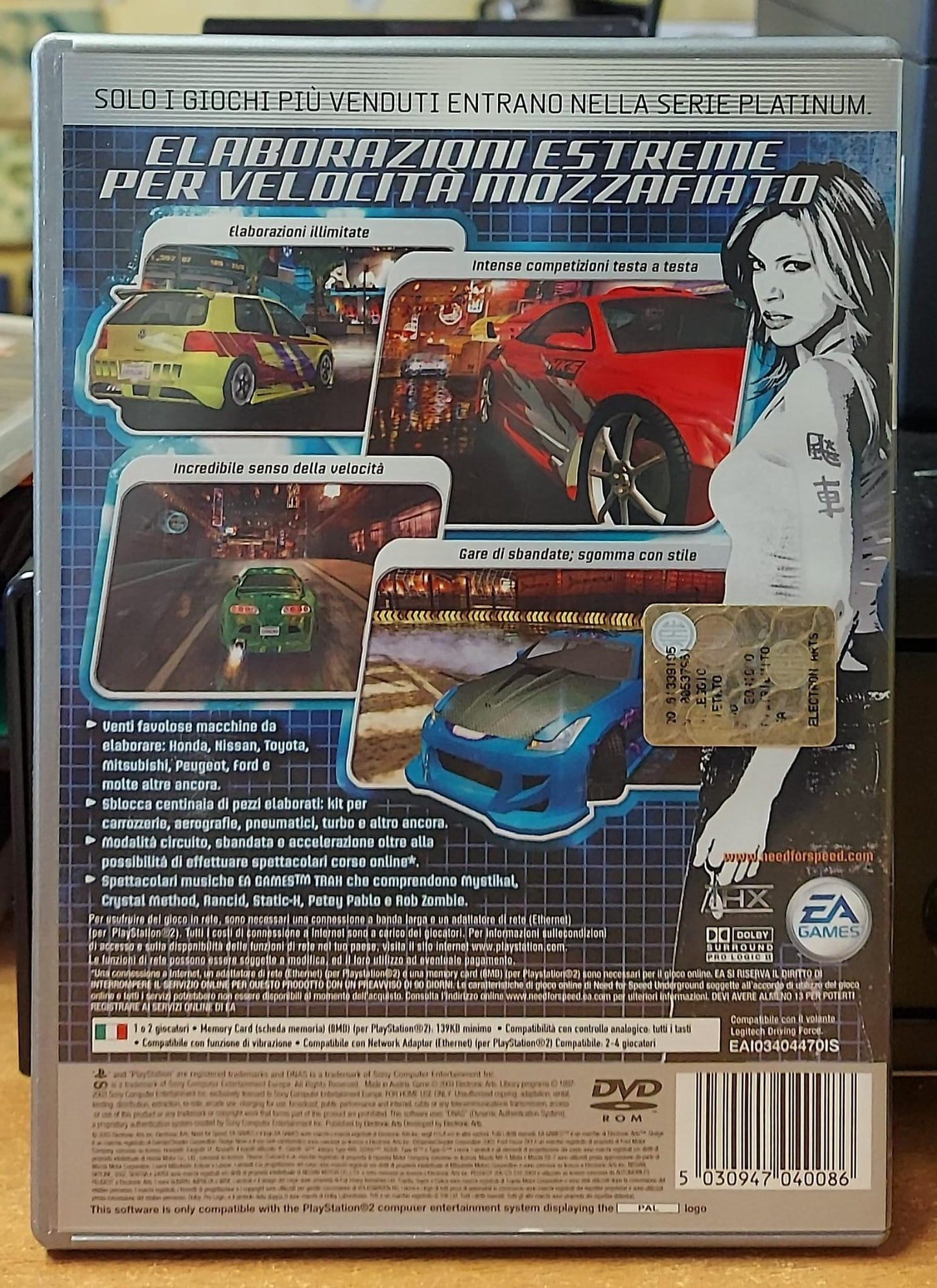 NEED FOR SPEED UNDERGROUND - PLATINUM