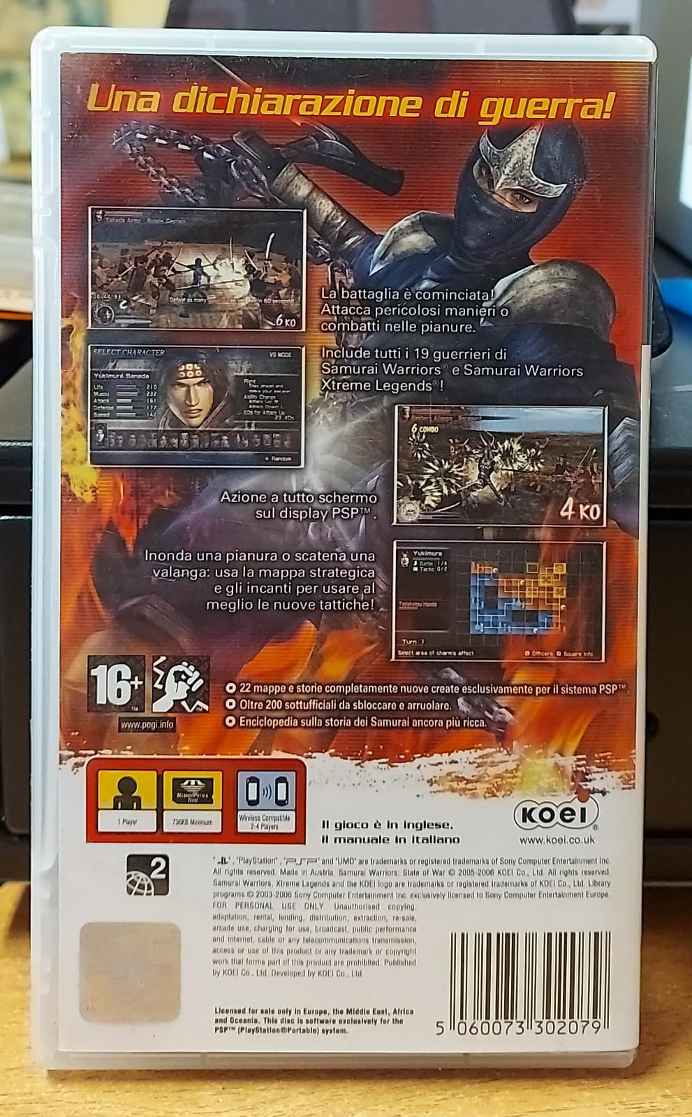 Samurai Warriors: State of War PSP