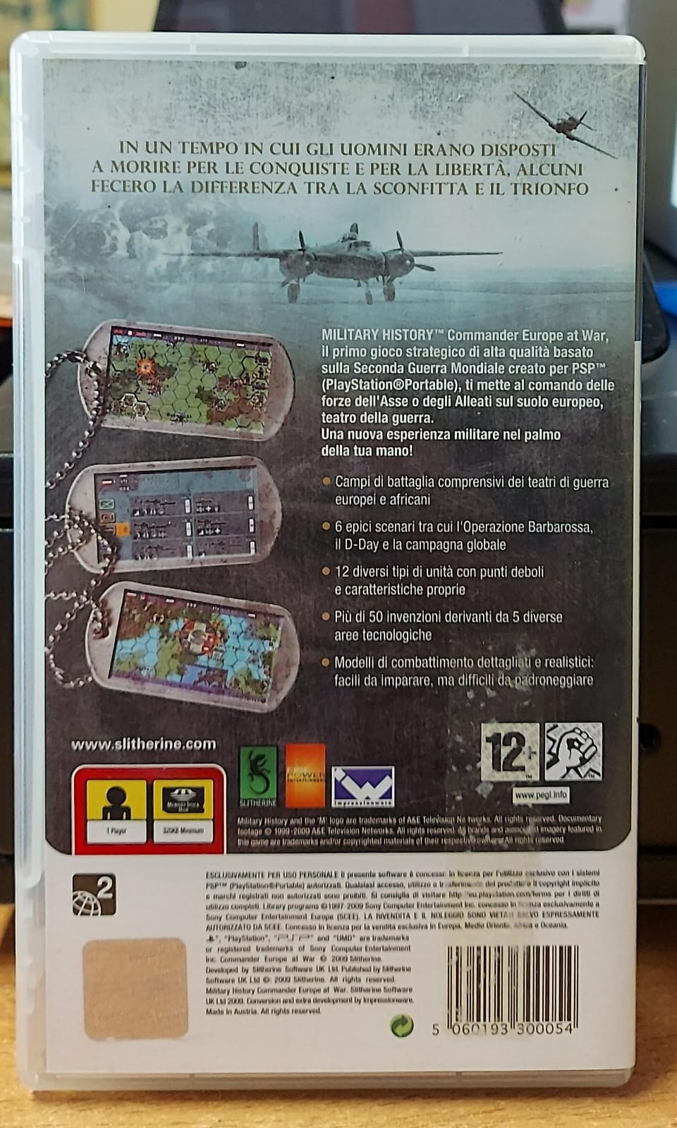 Commander: Europe at War PSP