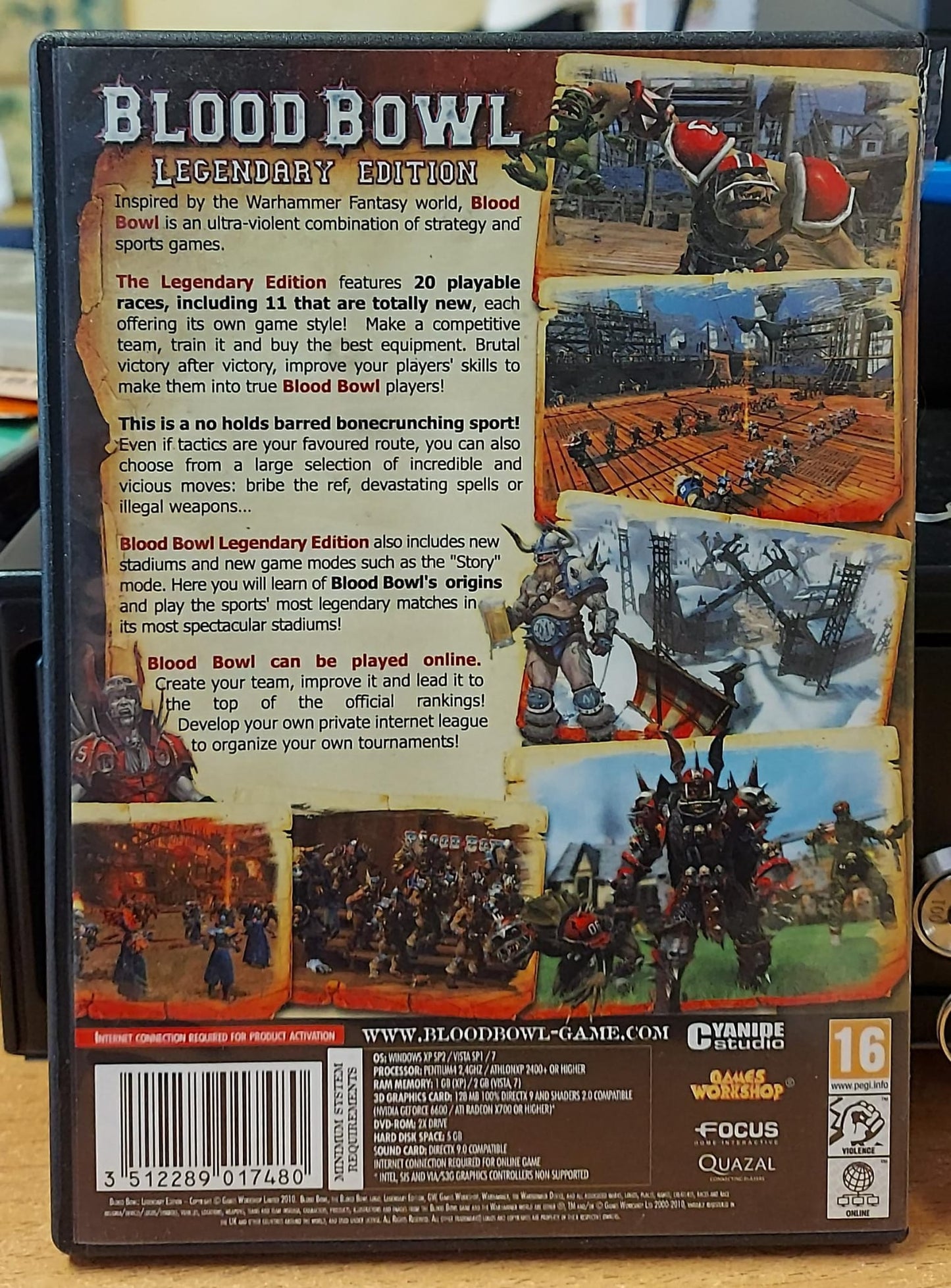 Blood Bowl Legendary Edition PC - Gioco Usato