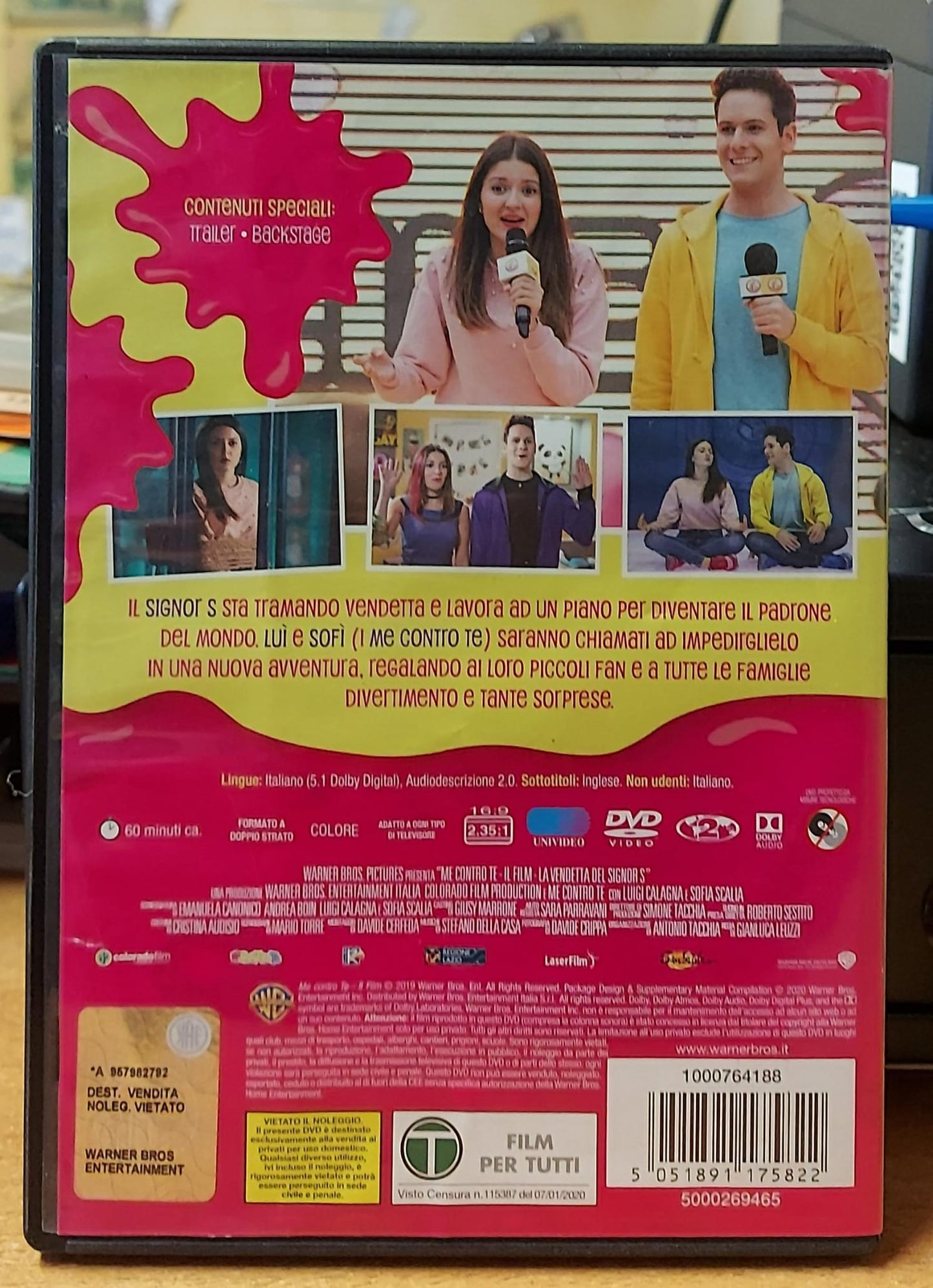 Me Contro Te Il Film - La Vendetta del Signor S DVD Usato