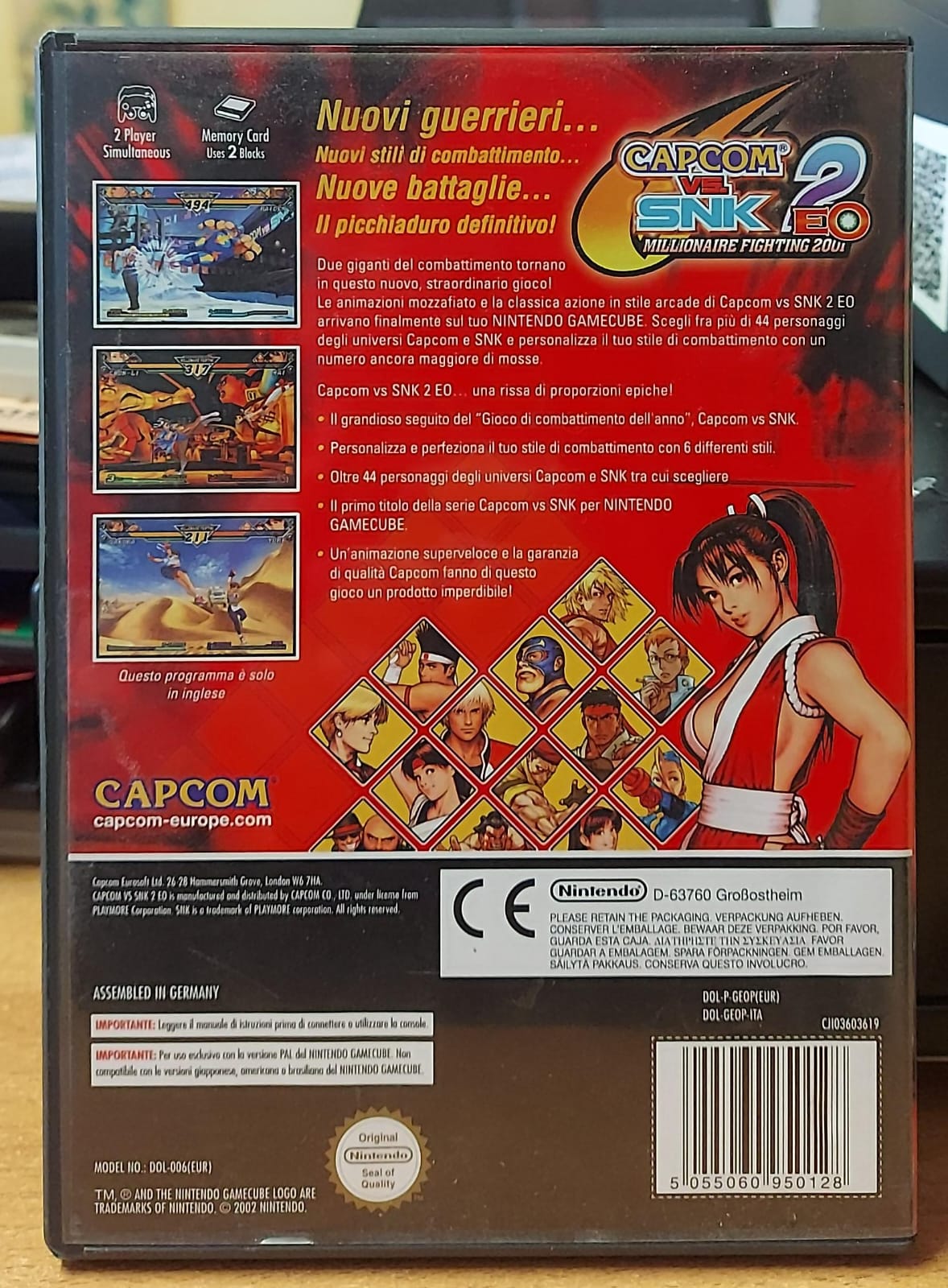 CAPCOM VS SNK 2 EO