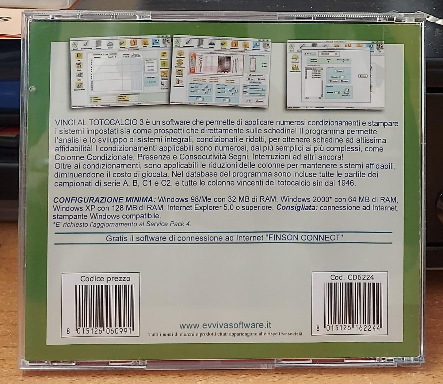 Vinci al Totocalcio 3 – Software PC (Usato)