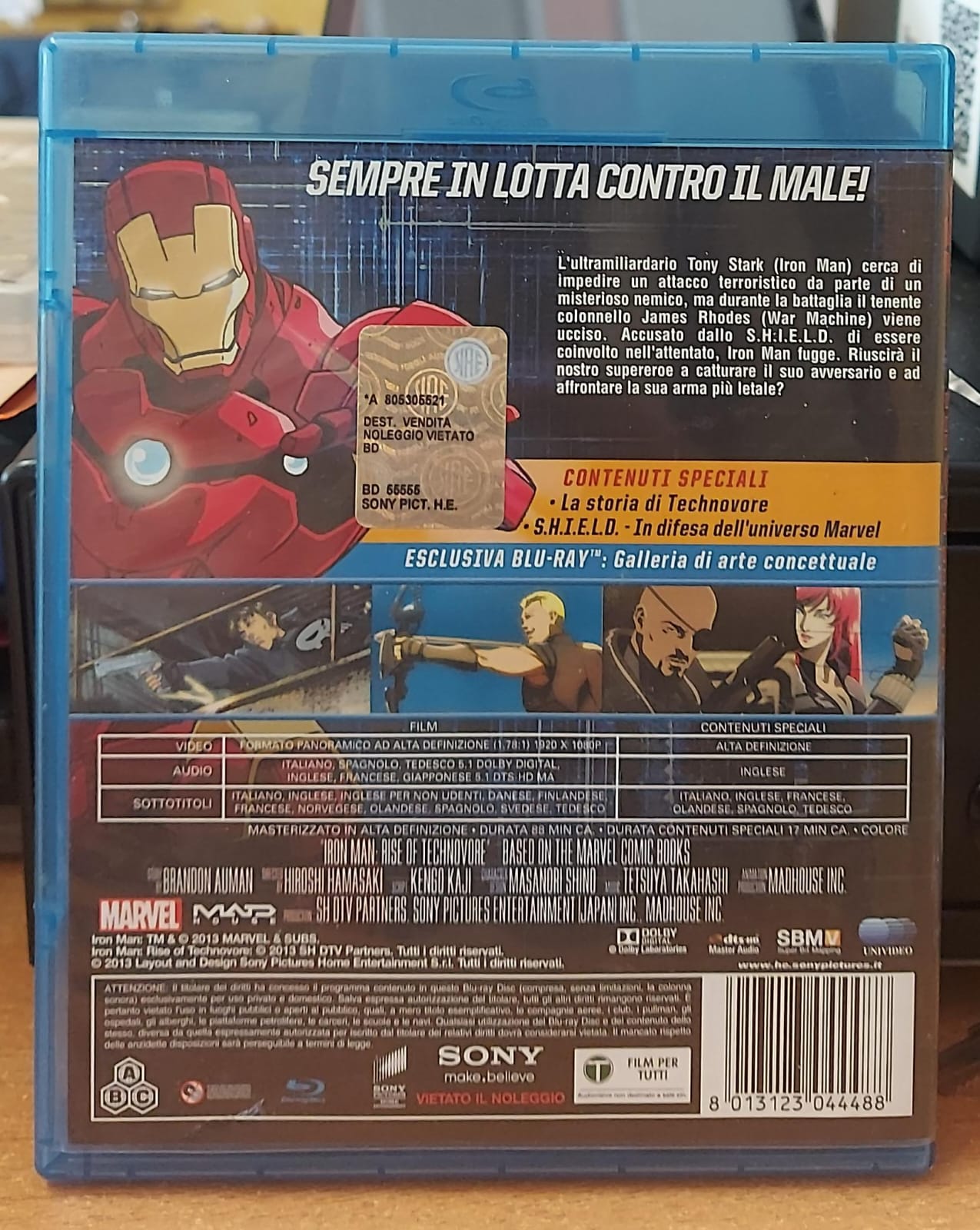 Iron Man: Rise of Technovore – Blu-ray Usato