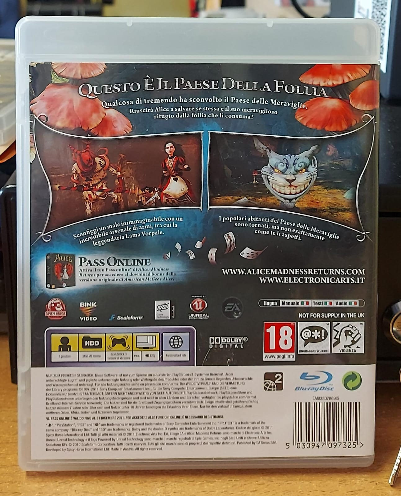 Alice: Madness Returns – PS3 (Usato)